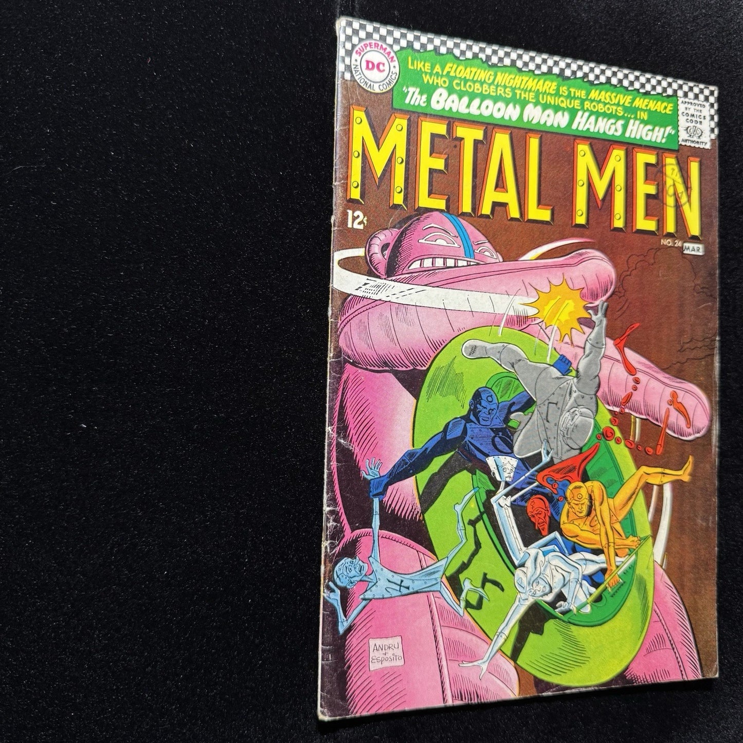 Metal Men 24 - Silver Age Dc Comics 1967