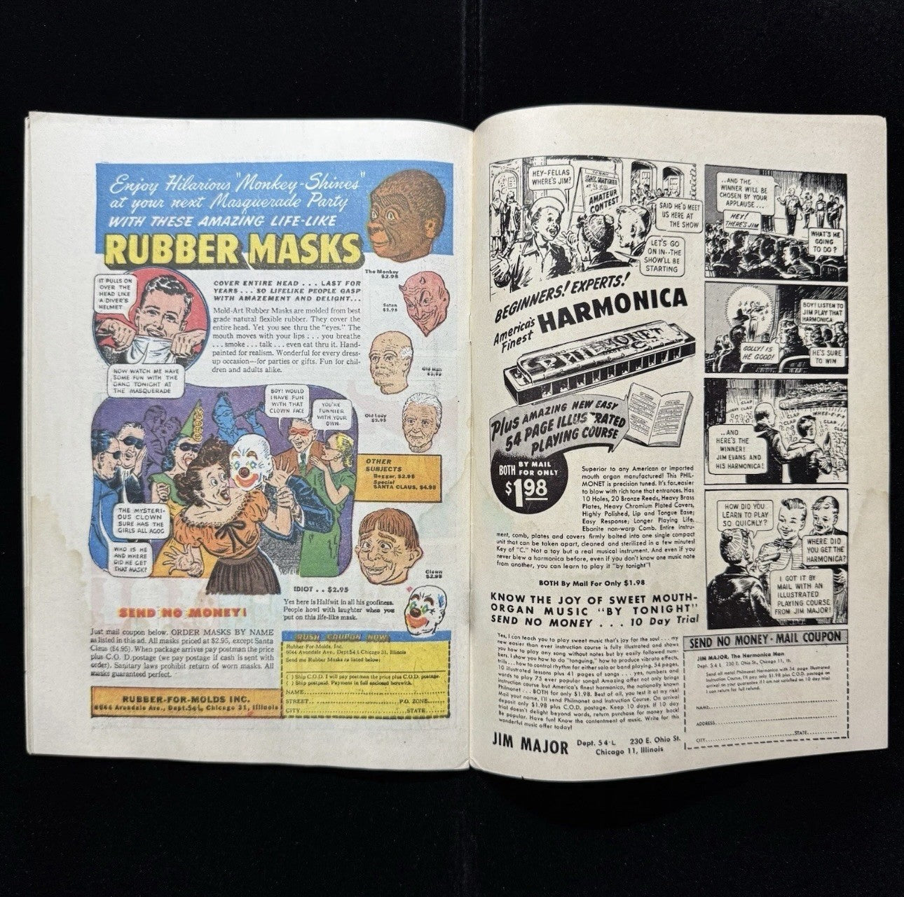Lawbreakers Always Lose 5 - White Pages - Scarce Golden Age Marvel Comics 1948