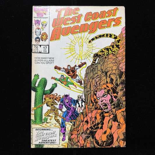 West Coast Avengers 17 - 1st Appearance Of Sunstroke - Copper Age Marvel 1987