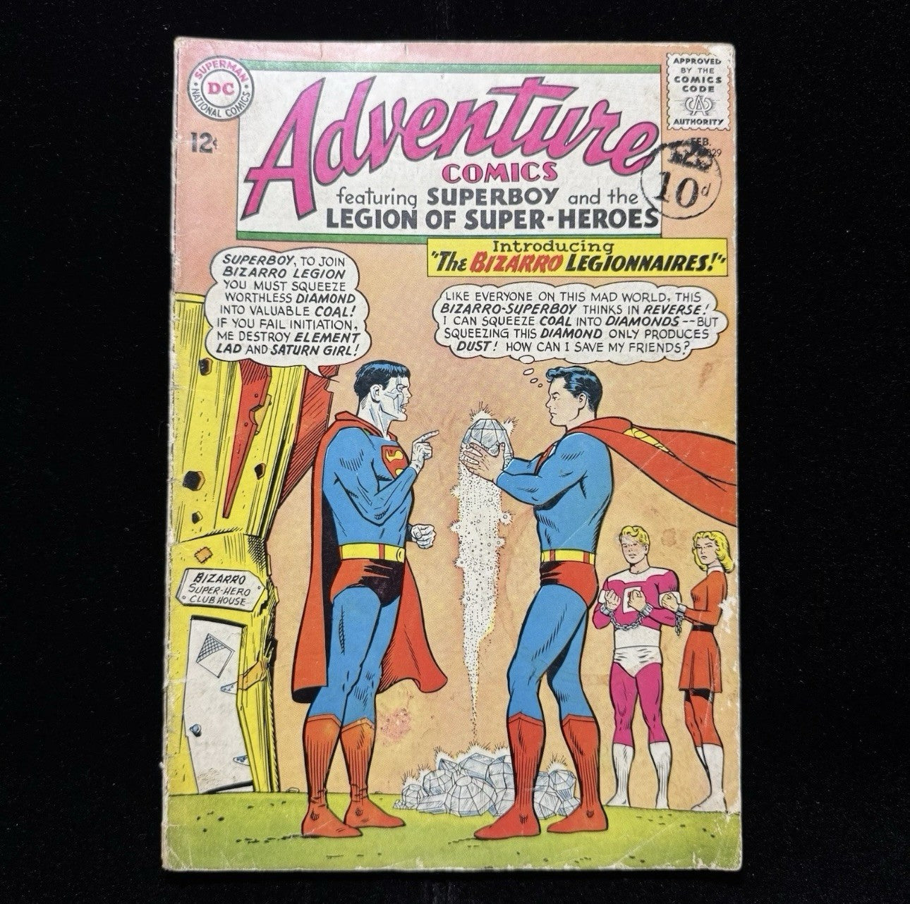 Adventure Comics 329 - 1st App Bizzaro Legionnaires - Silver Age Dc Comics 1965