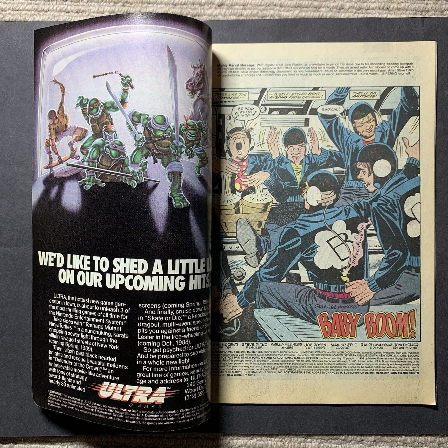 Daredevil 264/ Copper Age Marvel Comics 1989