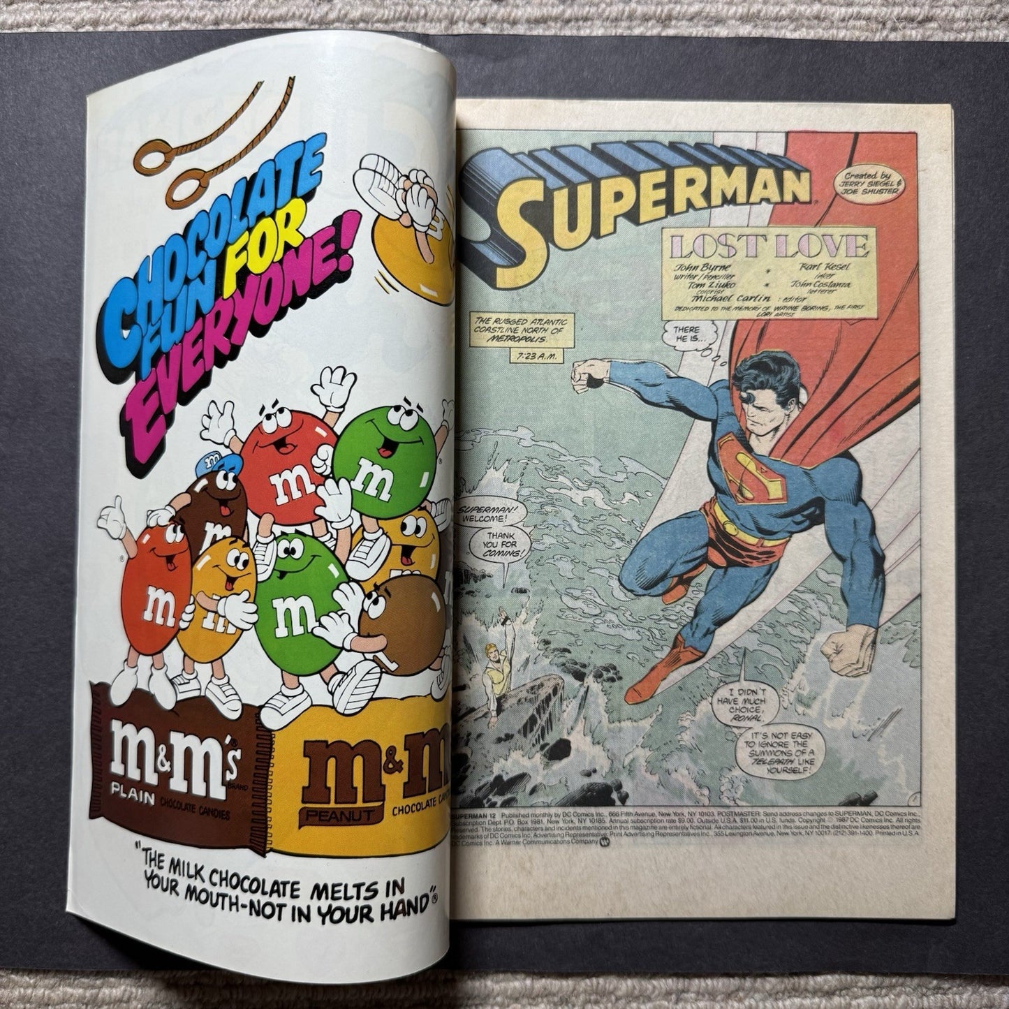 Superman 12/ Copper Age Dc comics 1987