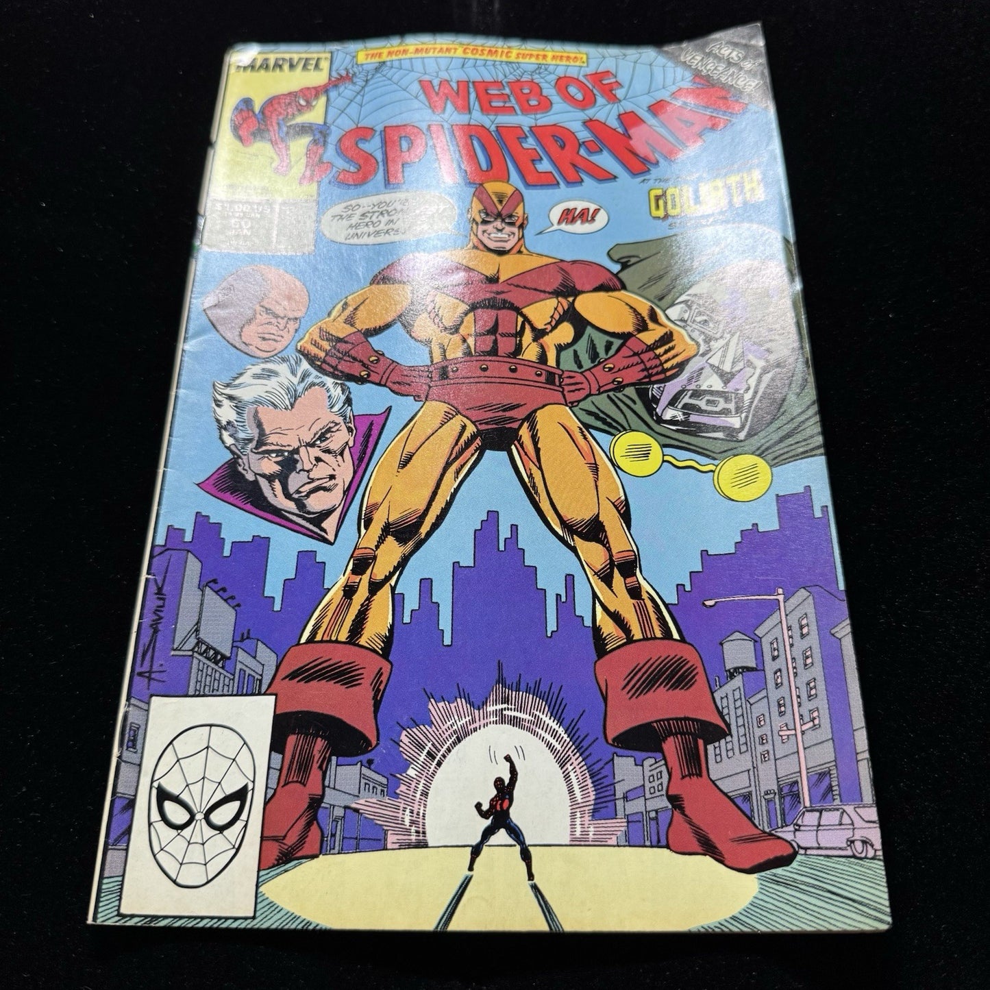 Web Of Spider-Man 60 - Copper Age Marvel Comics 1990