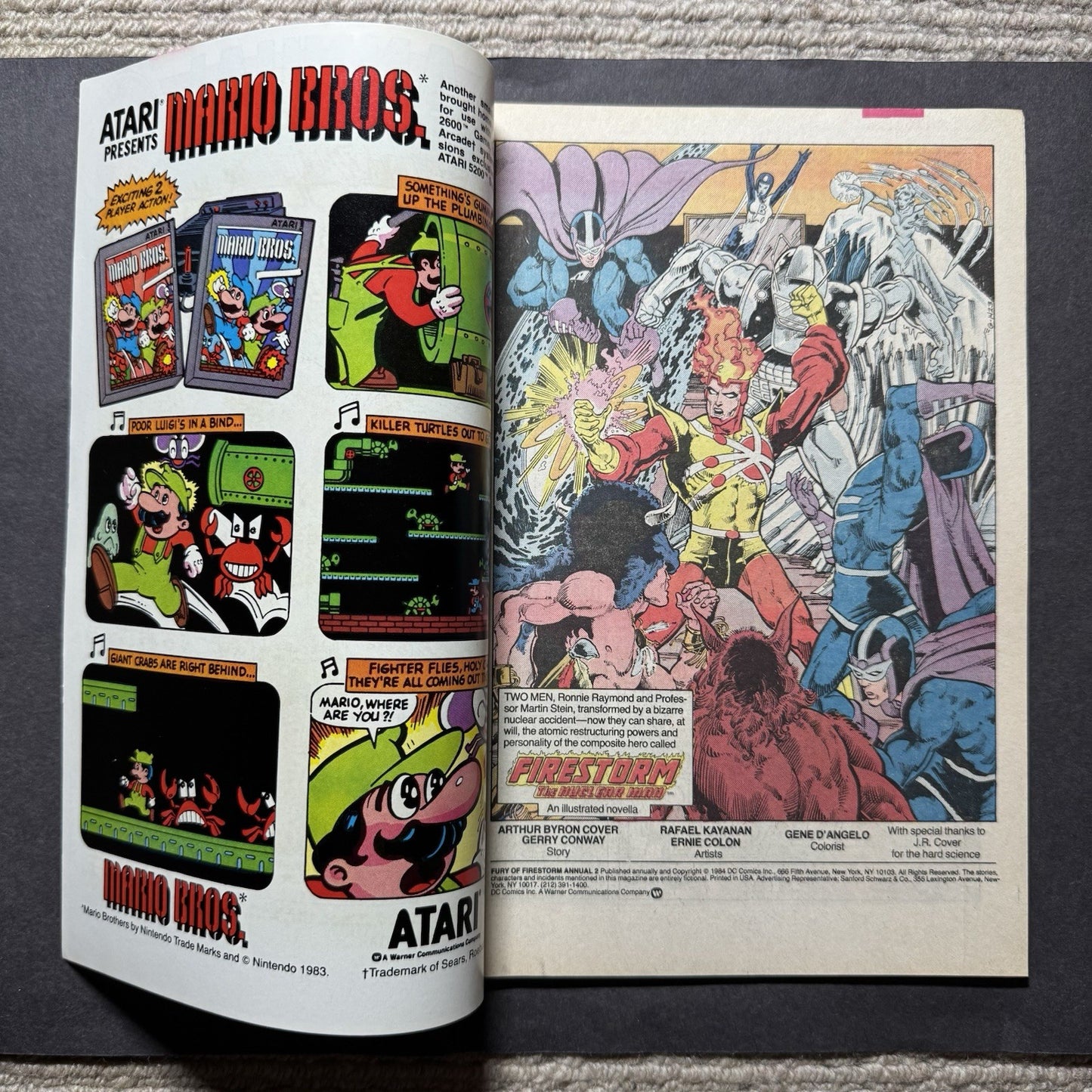 Firestorm Annual 2 - Copper Age Dc Comics 1984