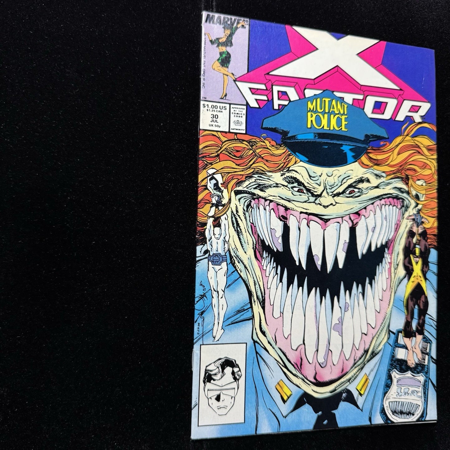 X-Factor 30 - 1st Cameo Appearance Of Nanny - Copper Age Marvel Comics 1988