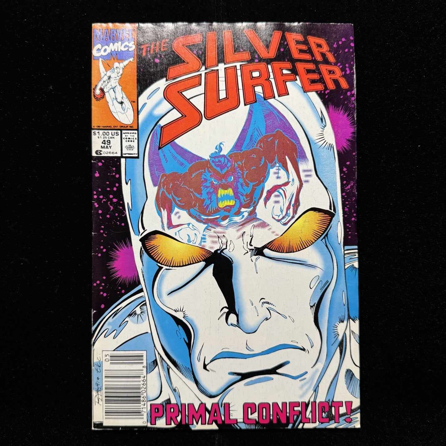 Silver Surfer 49 - Newsstand - Copper Age Marvel Comics 1991