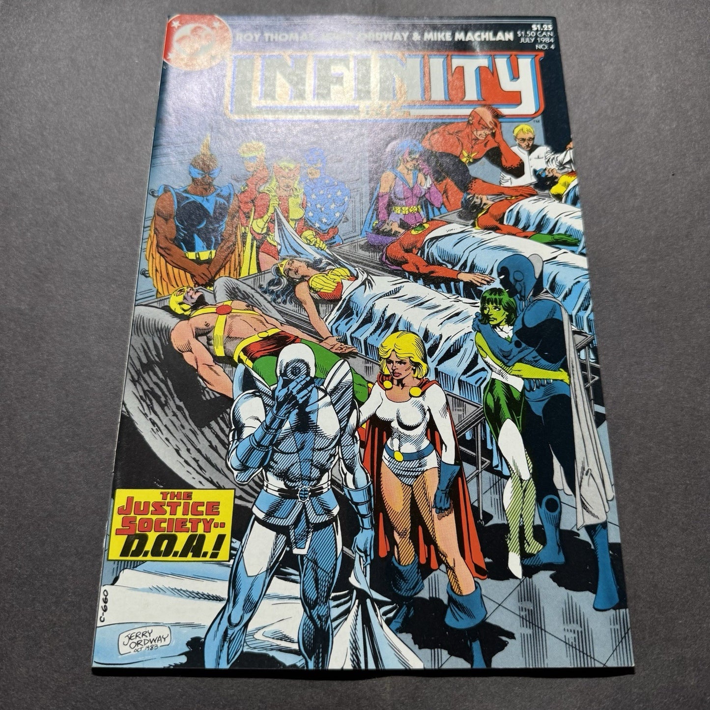 Infinity Inc 4 - Copper Age Dc Comics 1984