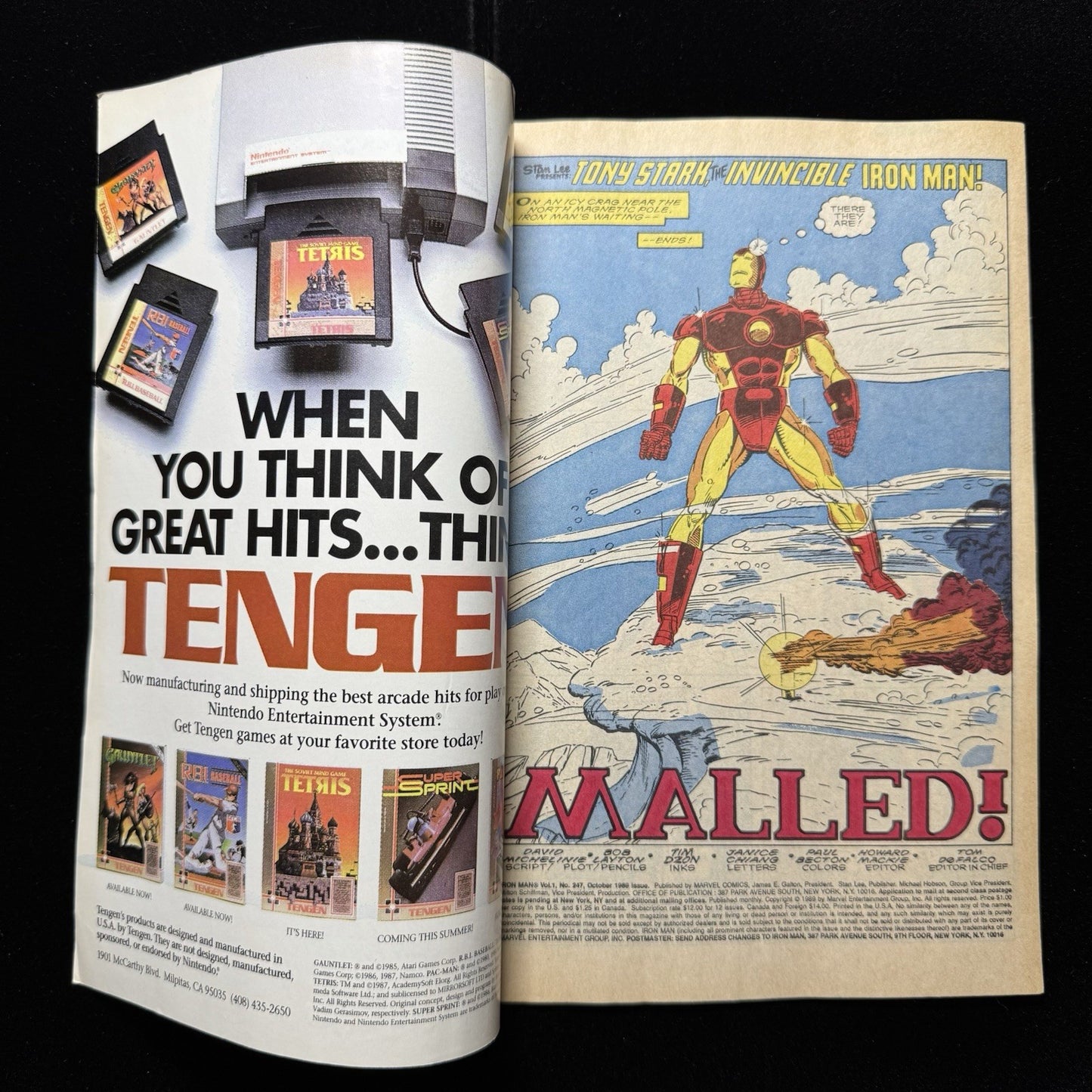 Iron Man 247 - Copper Age Marvel Comics 1989