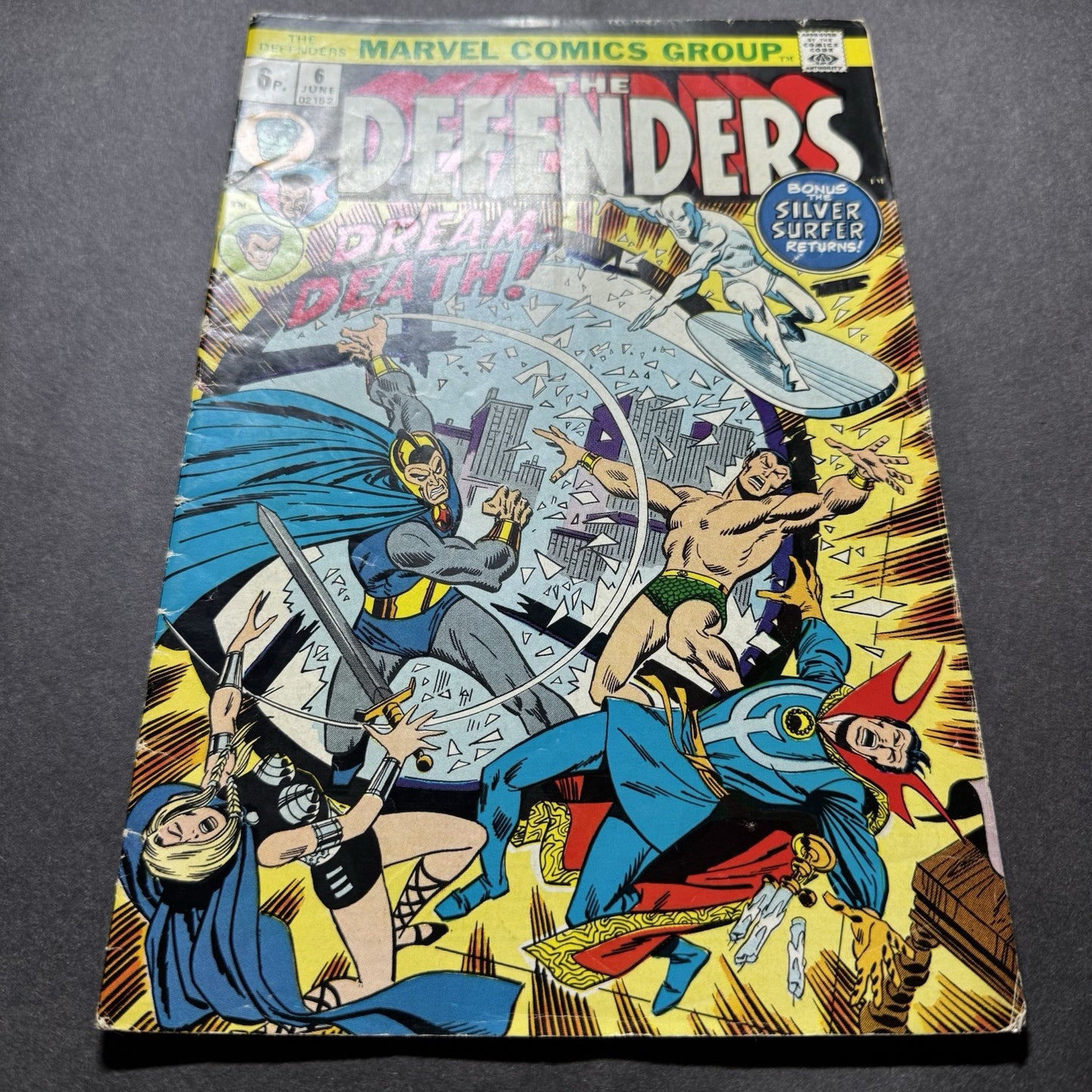 Defenders 6 - 1st Appearance Of Cyrus Black - Bronze Age Marvel Comics 1973