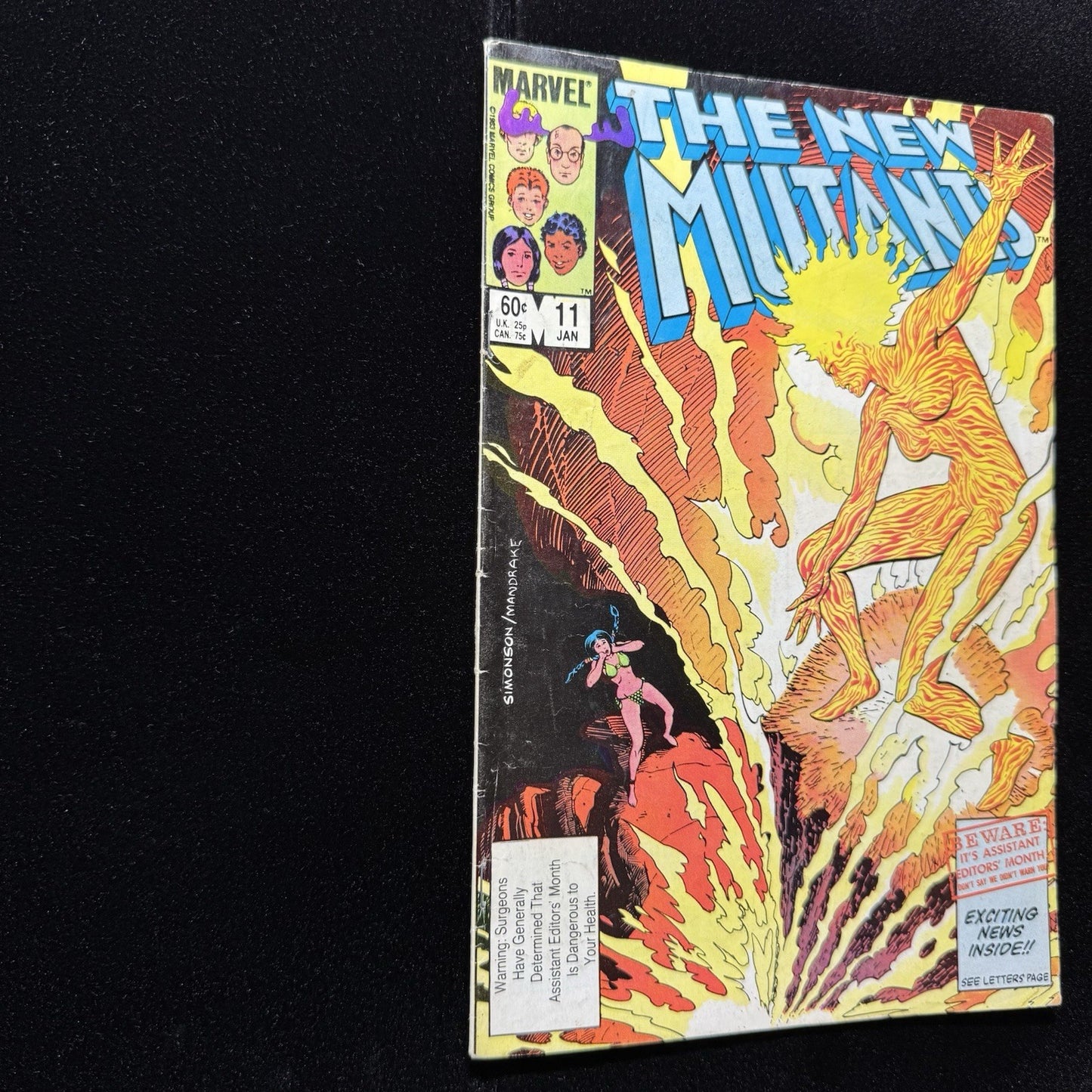 New Mutants 11 - Copper Age Marvel Comics 1984
