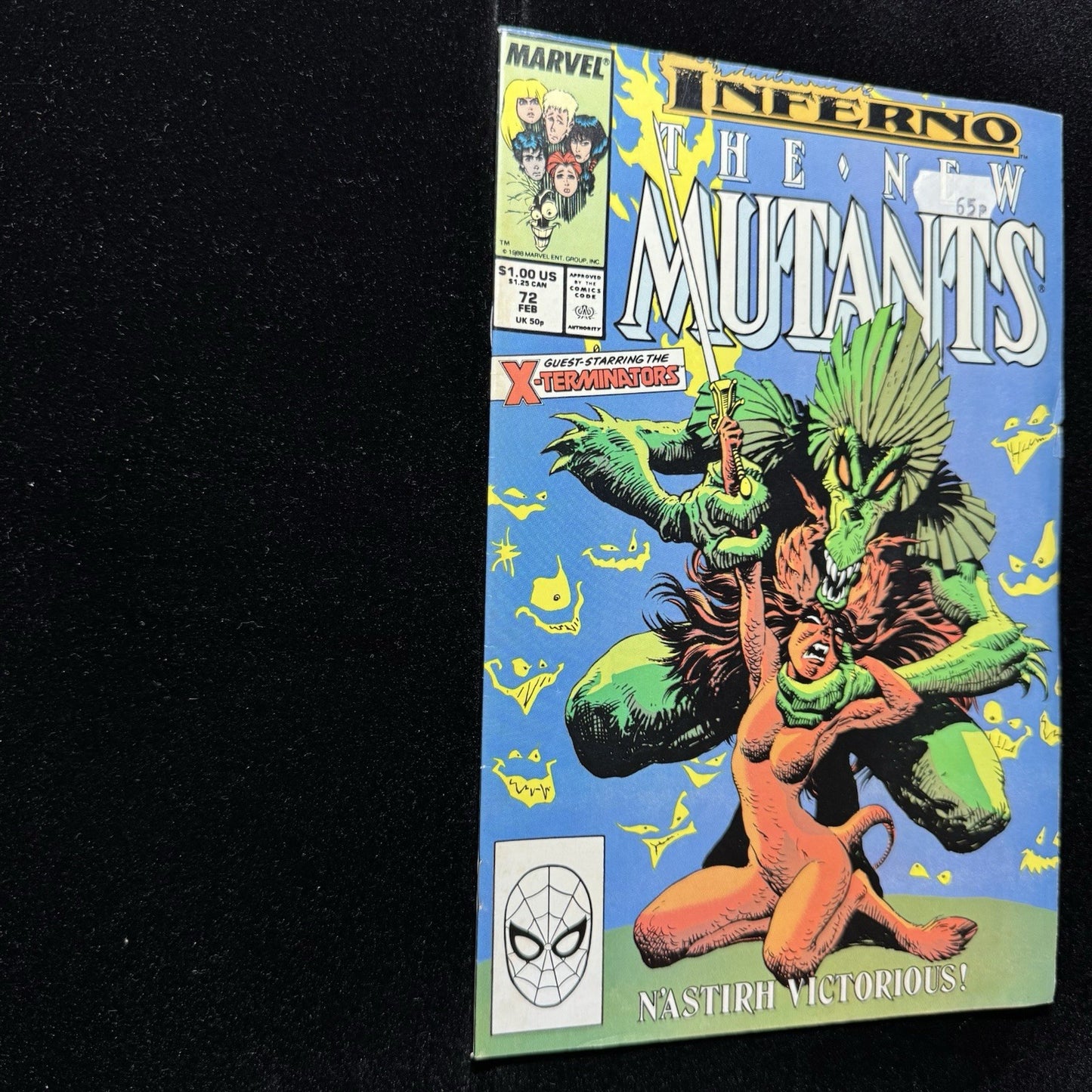 New Mutants 72 - Copper Age Marvel Comics 1989