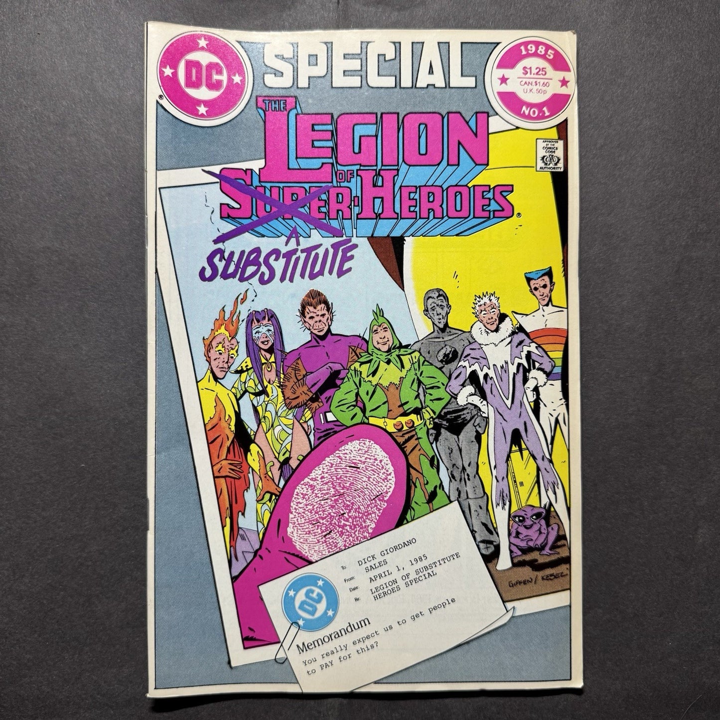 Legion Of Substitute Heroes Special 1 - Copper Age Dc Comics 1985