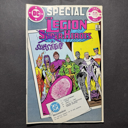 Legion Of Substitute Heroes Special 1 - Copper Age Dc Comics 1985