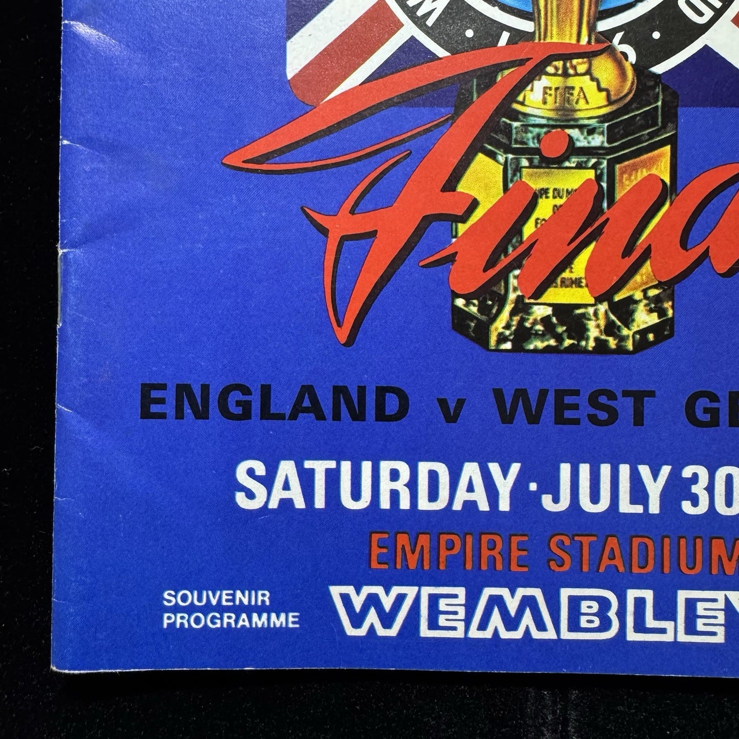 1966 World Cup Final Programme ORIGINAL England v West Germany Clean No Writing