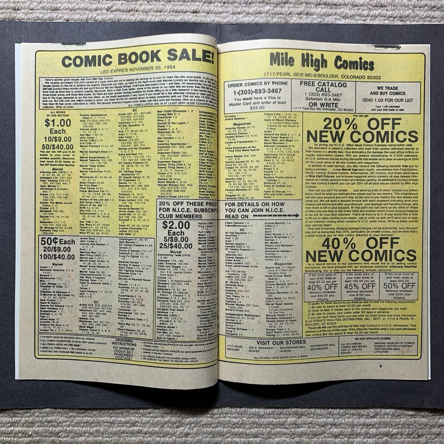 Uncanny x-men 185/ copper age marvel comics 1984