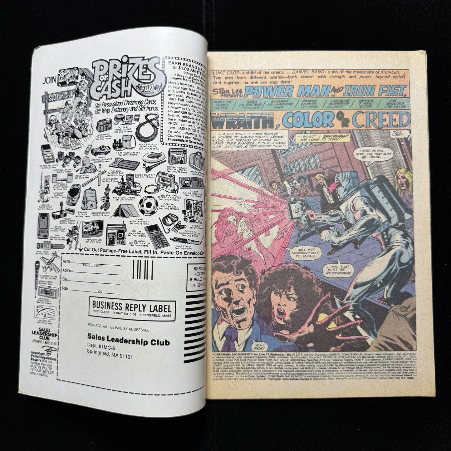 Power Man And Iron Fist 73 - 1st Rom Crossover - Bronze age Marvel Comics 1981