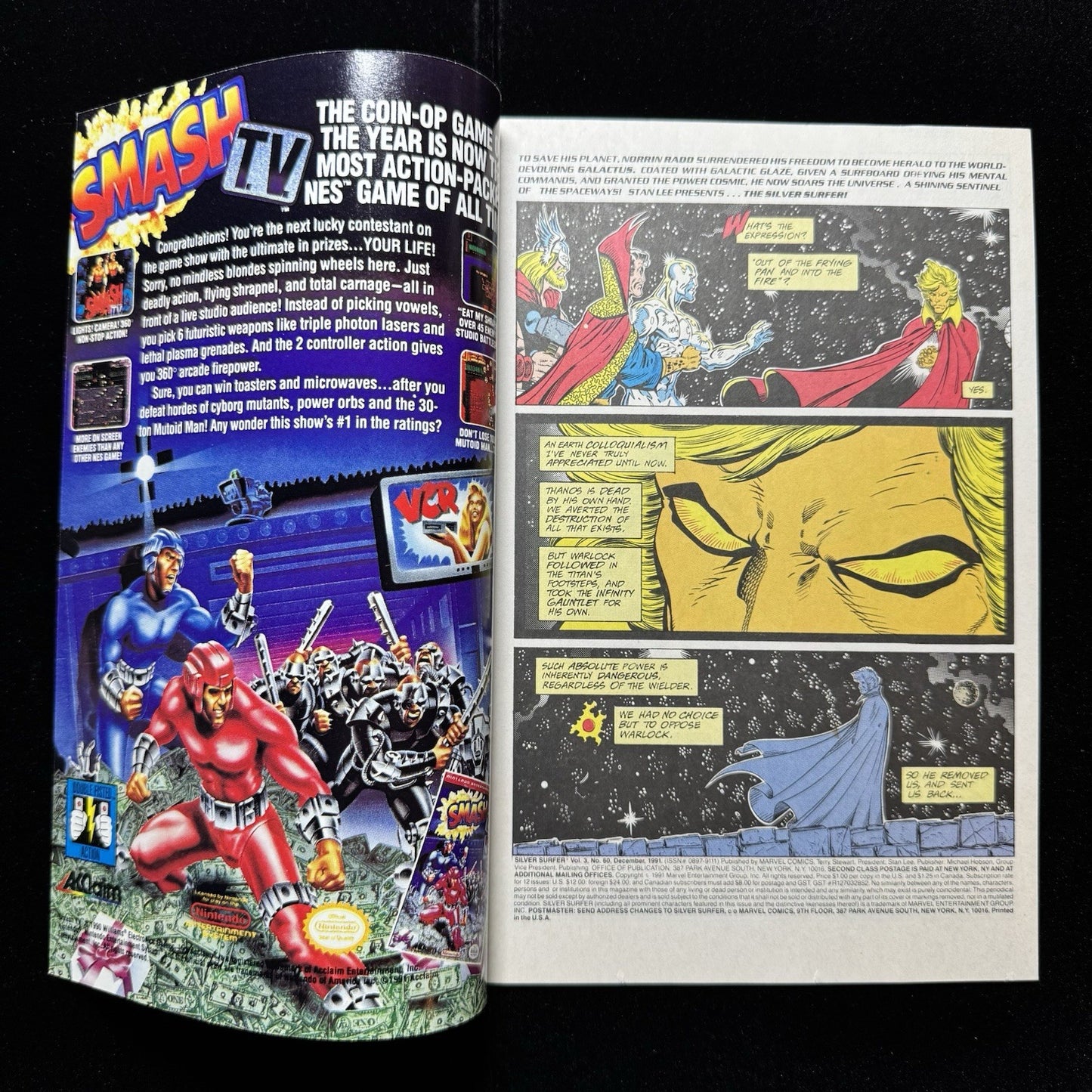 Silver Surfer 60 - Copper Age Marvel Comics 1991