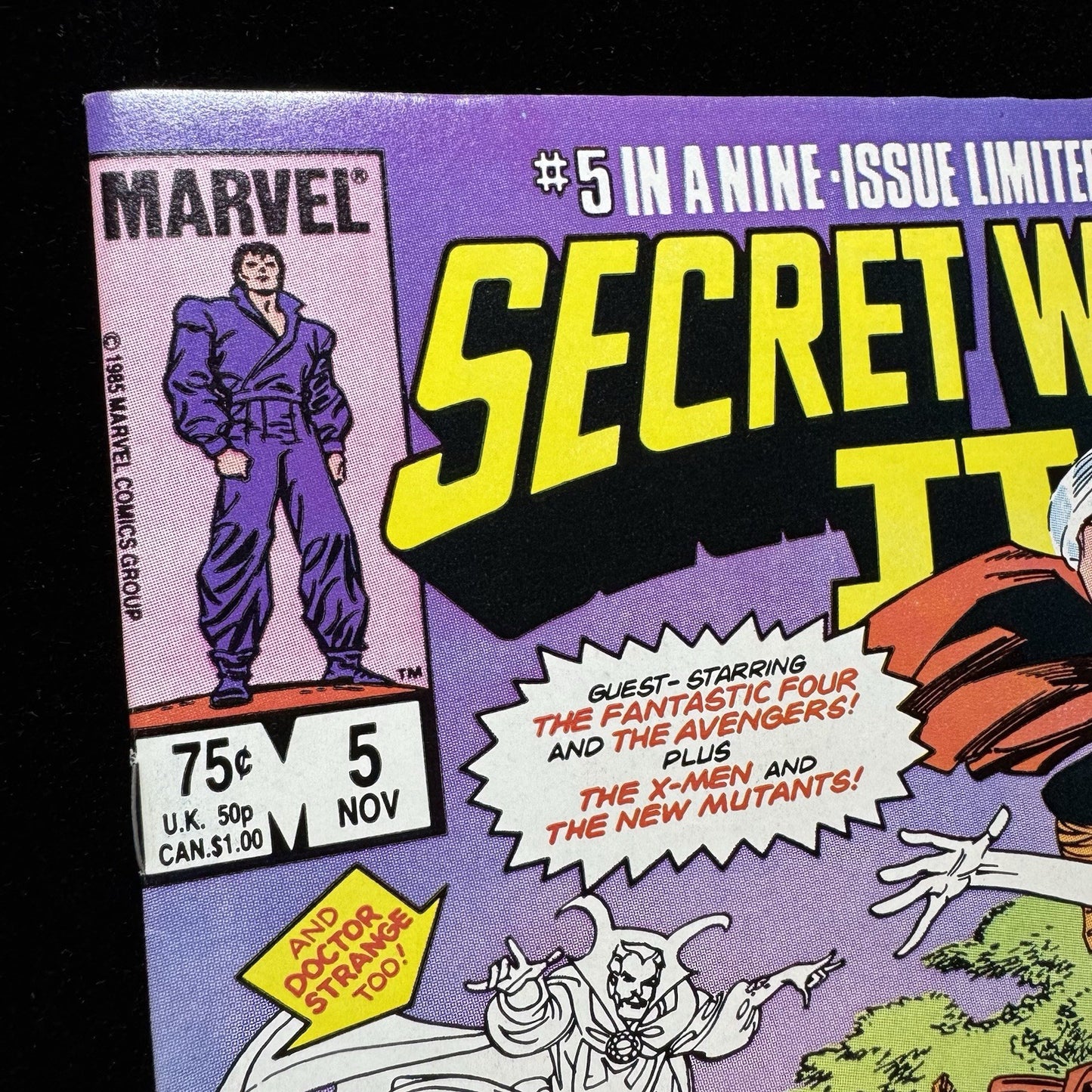 Secret Wars II 5 - 1st Appearance Of Boom Boom - Copper Age Marvel Comics 1985