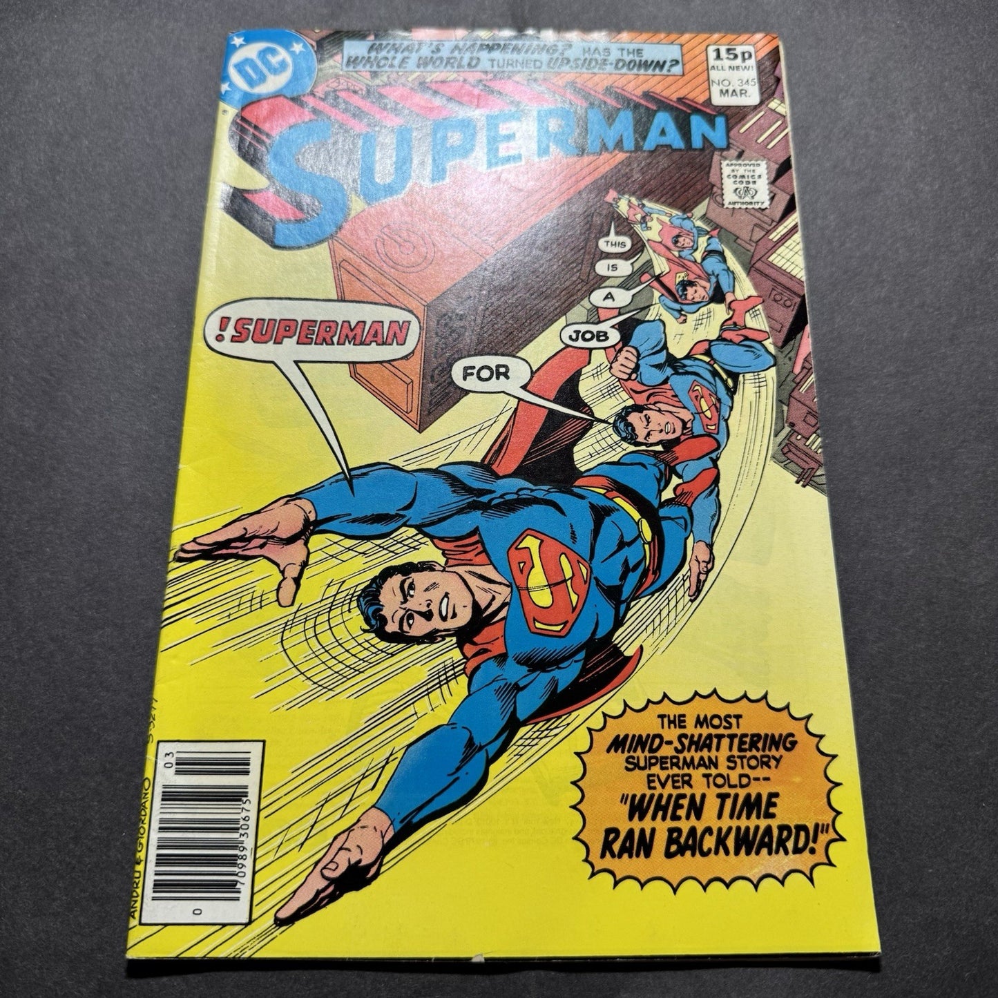 Superman 345 - Bronze Age Dc Comics 1980