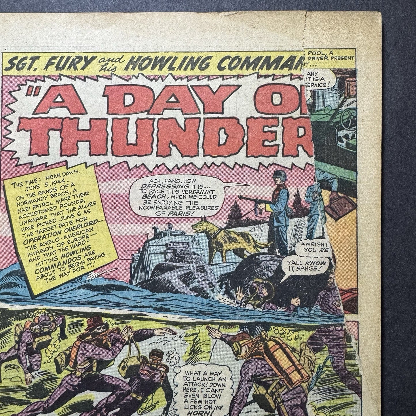 Sgt Fury King Size Annual 2 - Silver Age Marvel Comics 1966