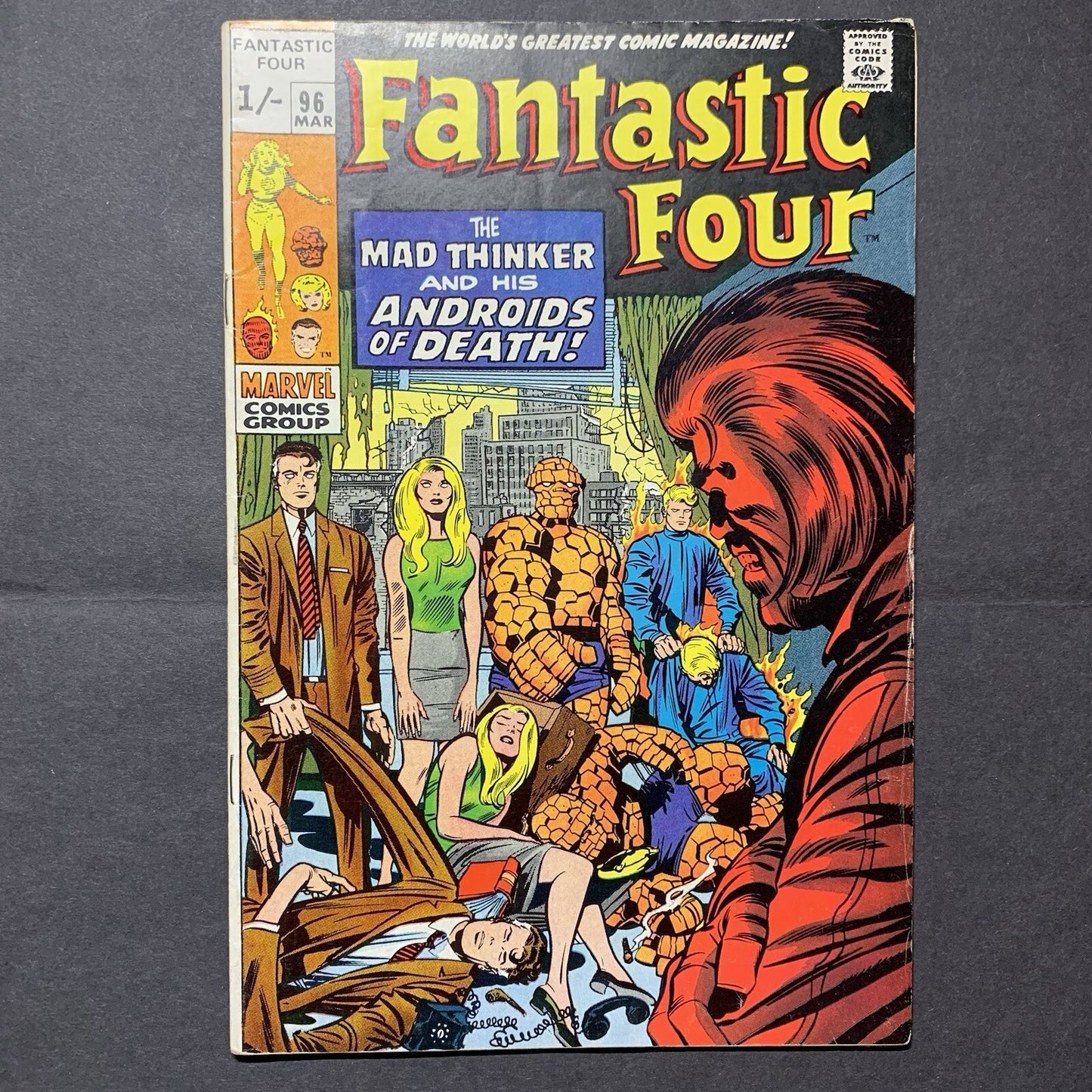 Fantastic Four 96/ Bronze Age Marvel Comics 1970/ FN