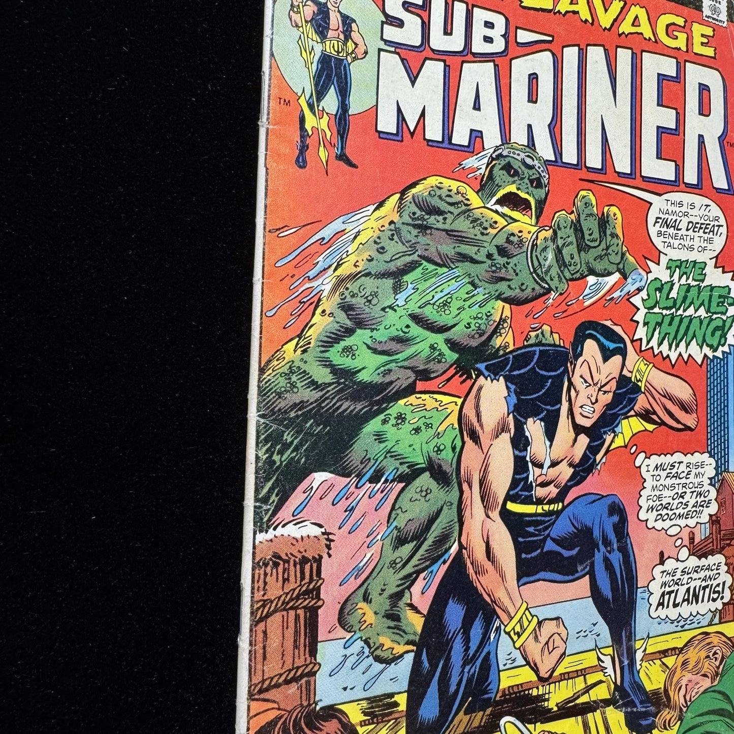 Sub-Mariner 72 - Mark Jewelers Insert - Bronze Age Marvel Comics 1974
