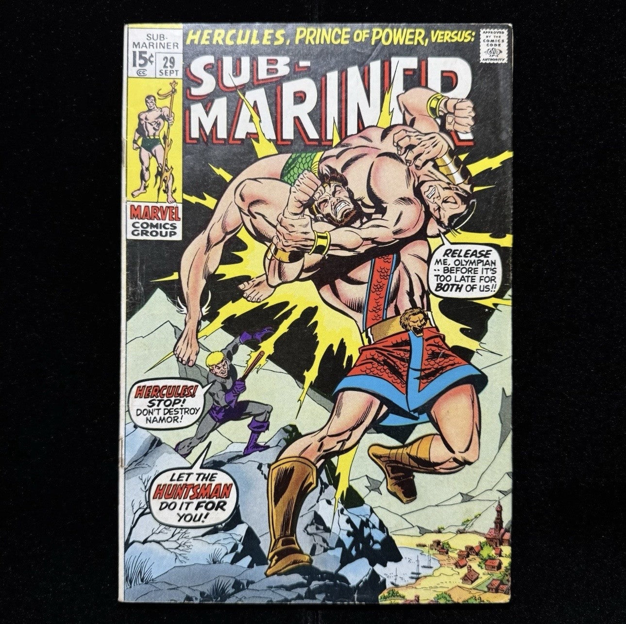 Sub-Mariner 29 - First Meeting Namor & Hercules - Bronze Age Marvel Comics1970