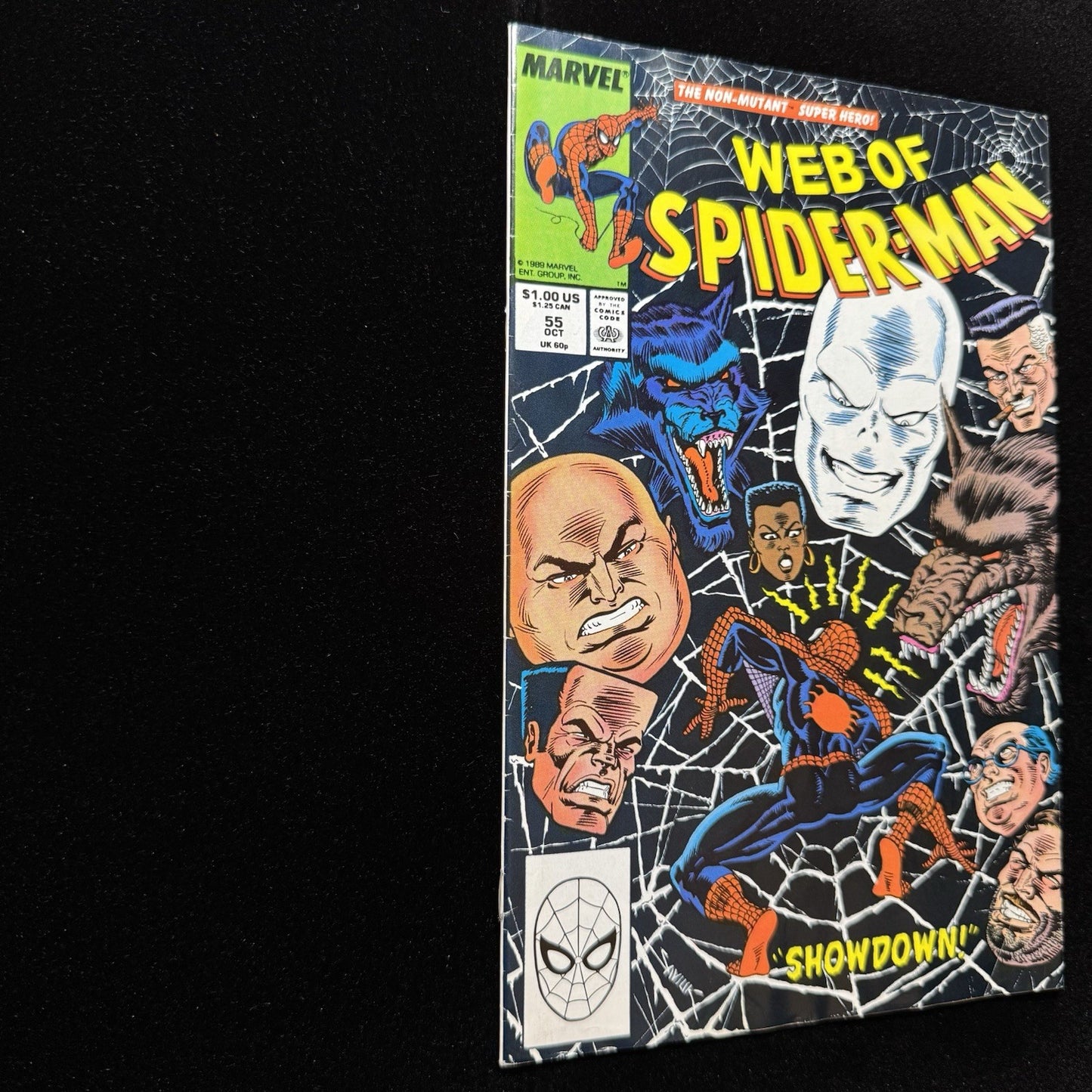 Web Of Spider-Man 55 - Copper Age Marvel Comics 1989