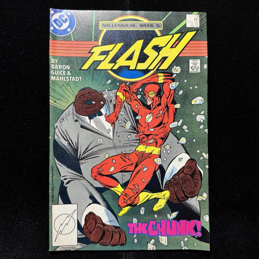 Flash 9 - 1st Appearance Of Chunk - Copper Age Dc Comics 1988