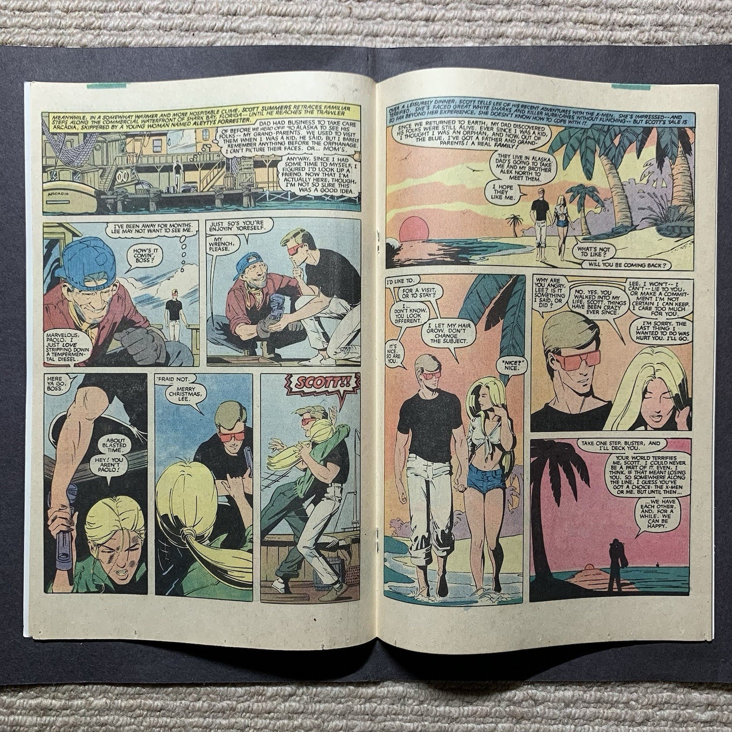 Uncanny x-men 168/ Bronze Age marvel comics 1983