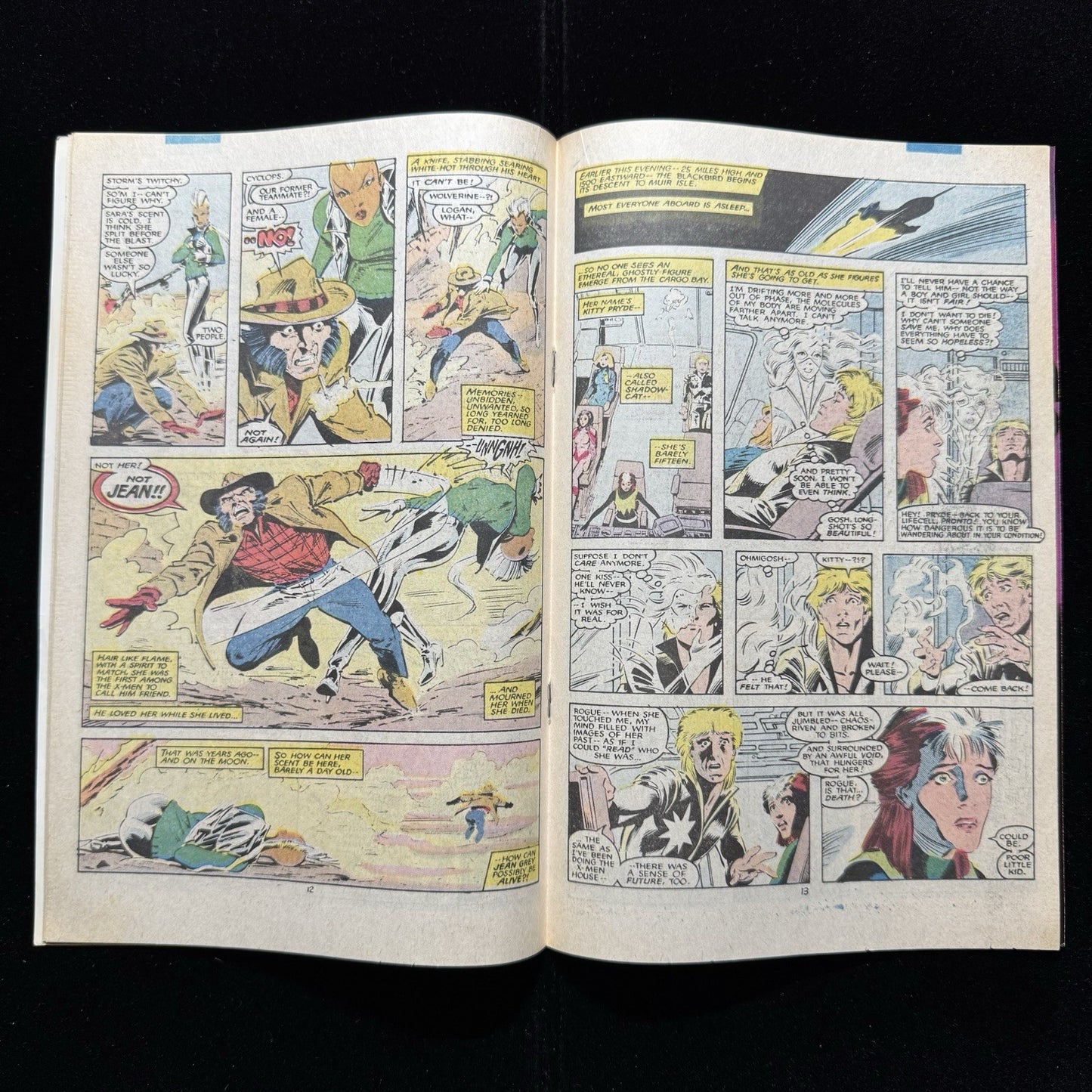 Uncanny X-Men 215 - 1st Appearance Of Stonewall - Copper Age Marvel Comics 1987