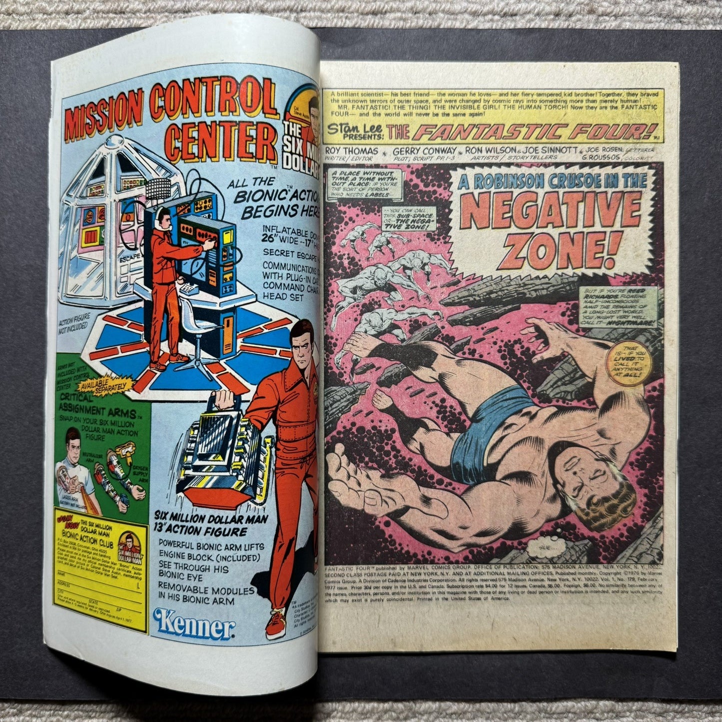 Fantastic Four 179 - Bronze Age Marvel Comics 1977