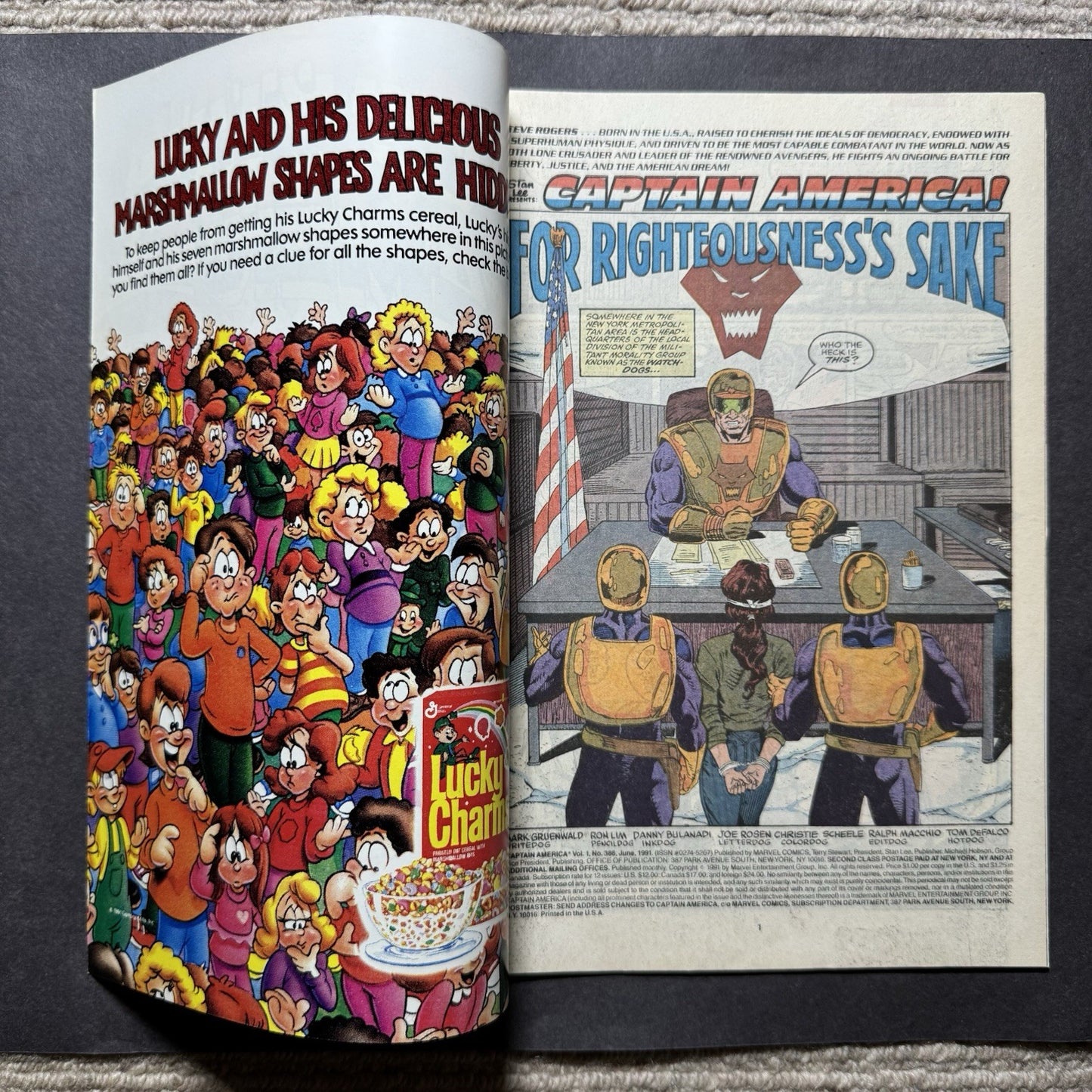 Captain America 386 - Copper Age Marvel Comics 1991