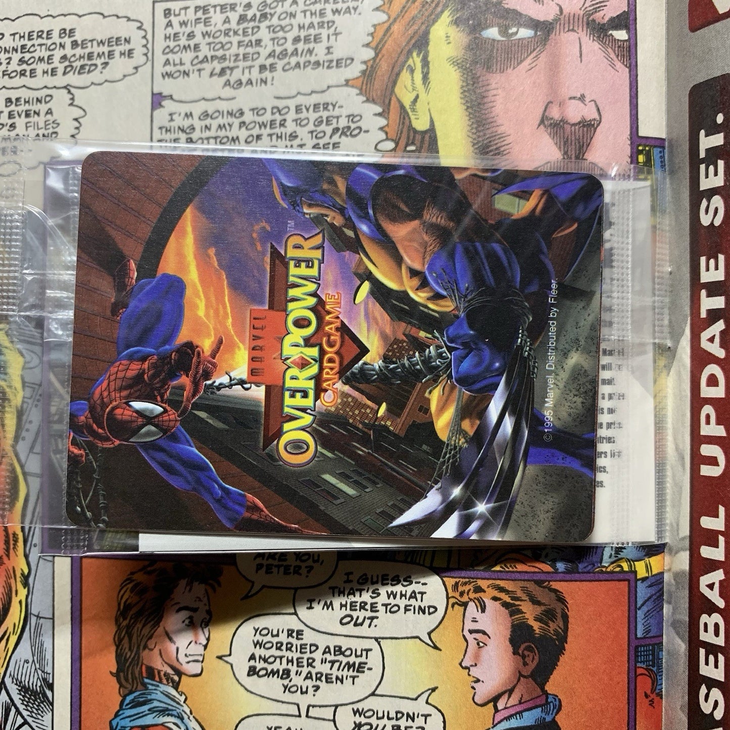 Amazing Spider-Man 406 + Trading Cards/ Modern Age Marvel Comics 1995