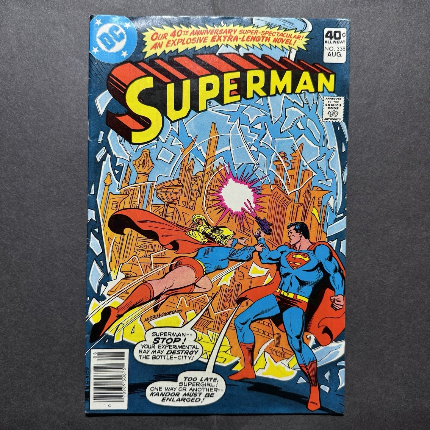 Superman 338 - Bronze Age Dc Comics 1979