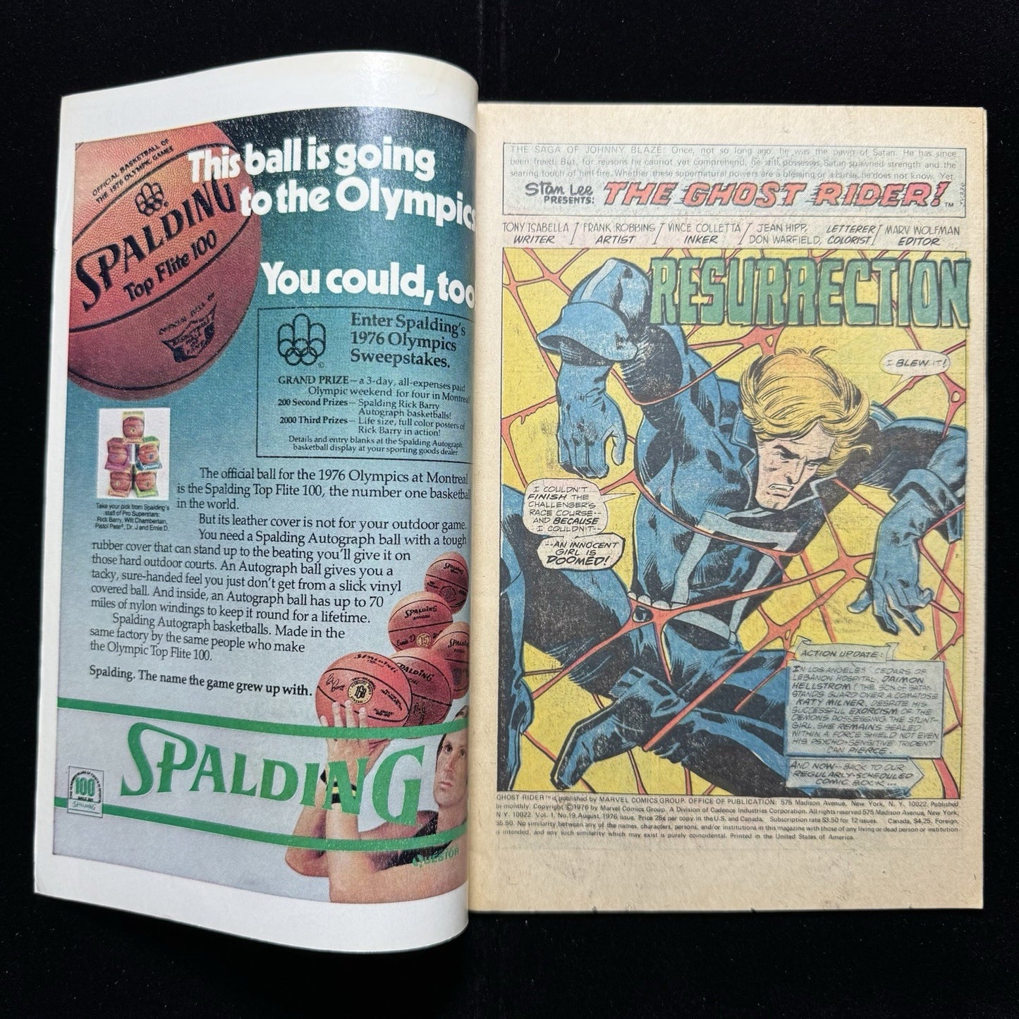 Ghost Rider 19 - Bronze Age Marvel Comics 1976