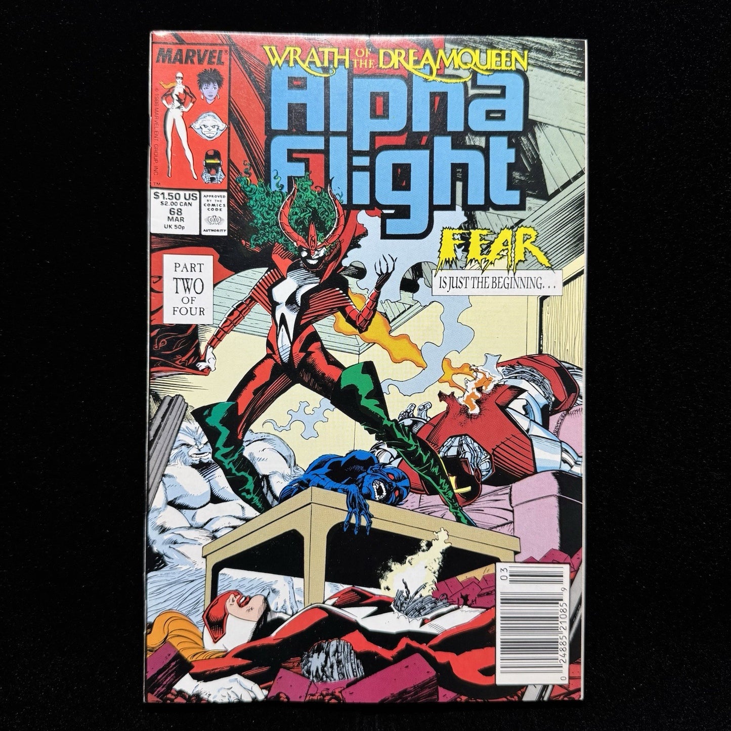 Alpha Flight 68 - Copper Age Marvel Comics 1989
