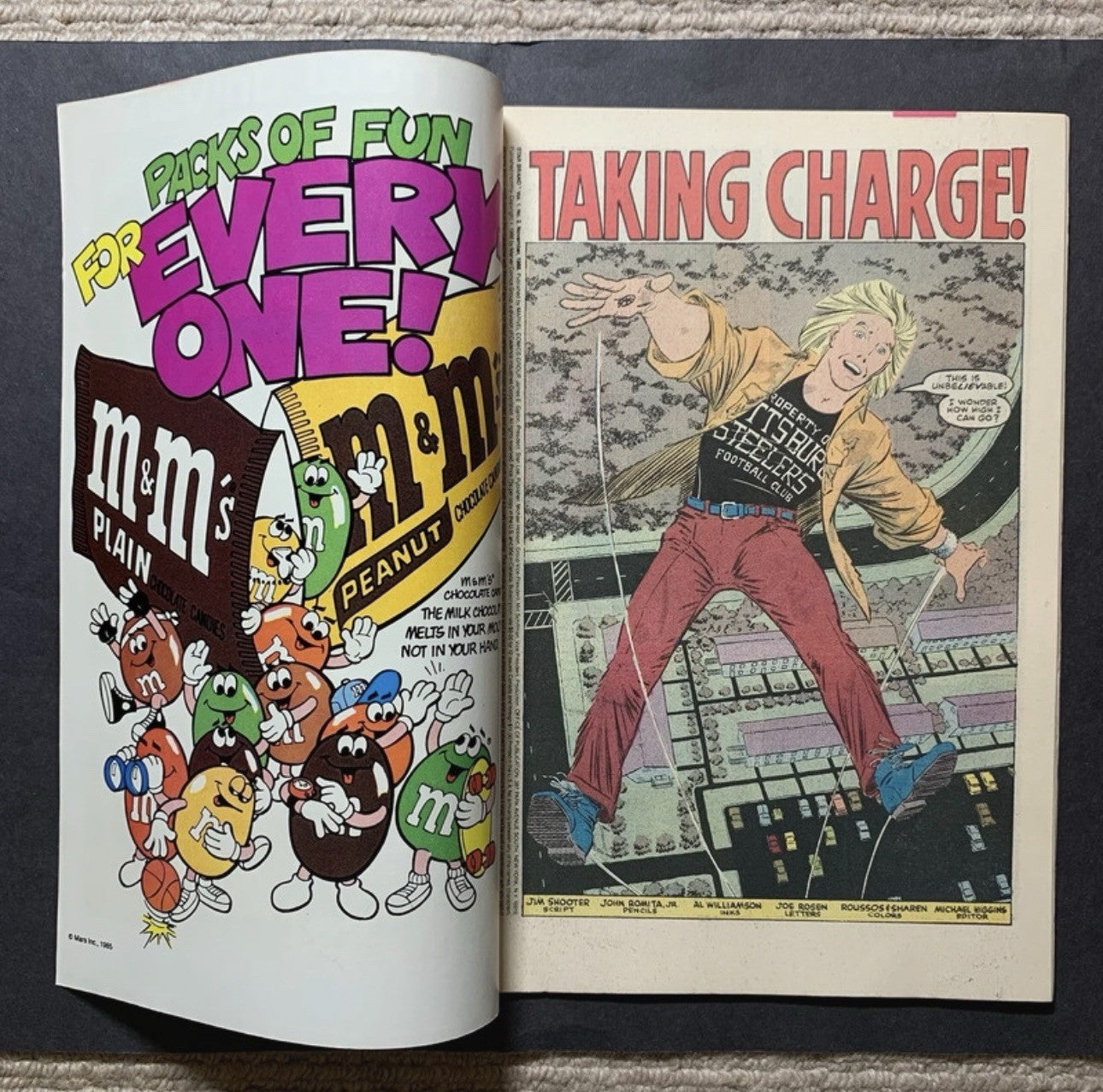 Star Brand 1, 2 and Star Brand Giant Sized annual 1 - copper age marvel 1986/87