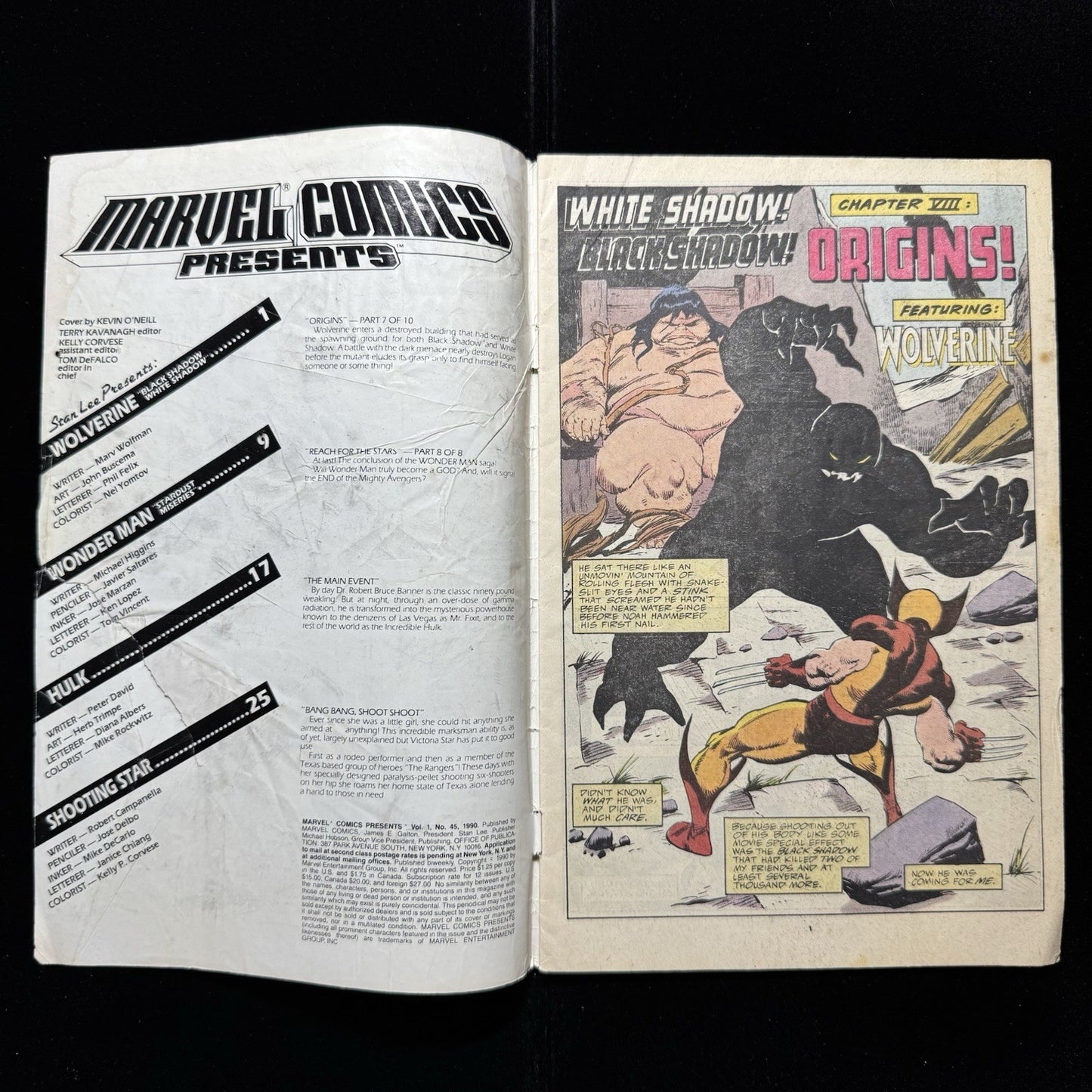Marvel Comics Presents 45 - Hulk Vs Hulk Hogan - Copper Age Marvel Comics 1990