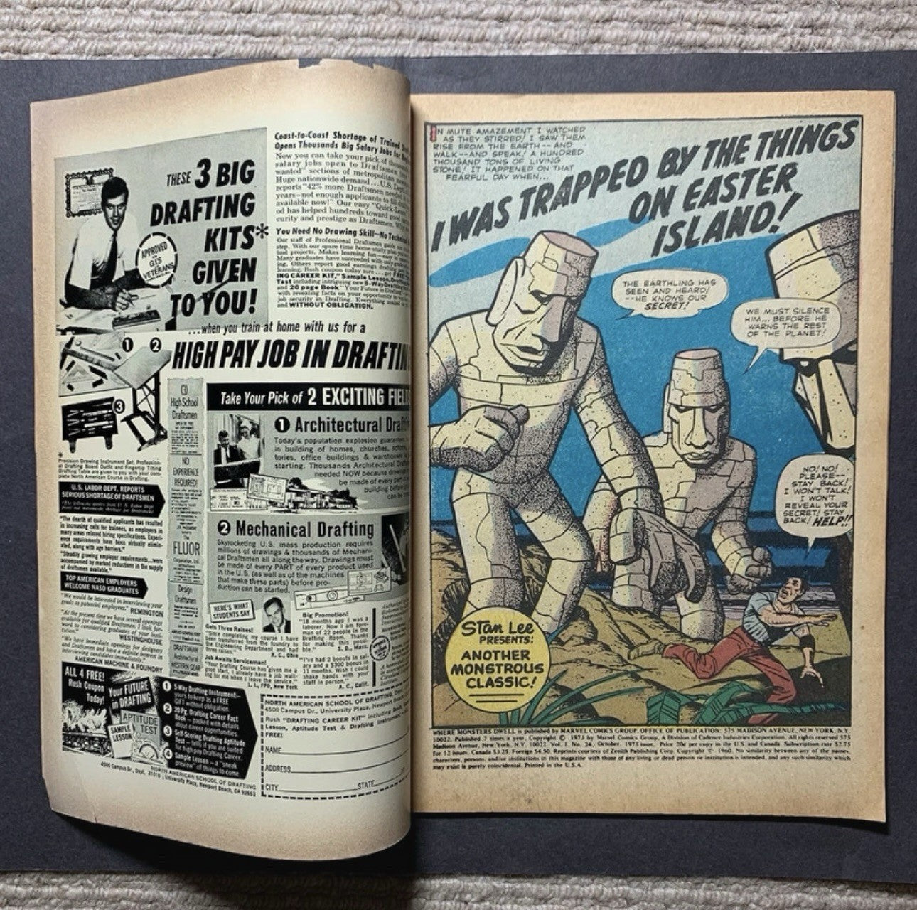 Where Monsters Dwell 24 - Bronze Age Marvel Comics 1973