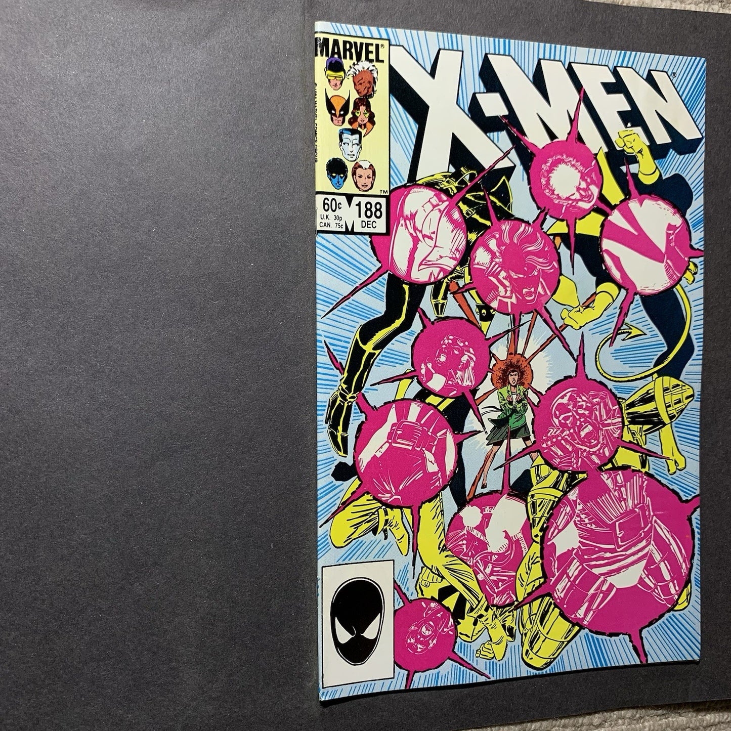 Uncanny X-Men 188/ copper age marvel comics 1984