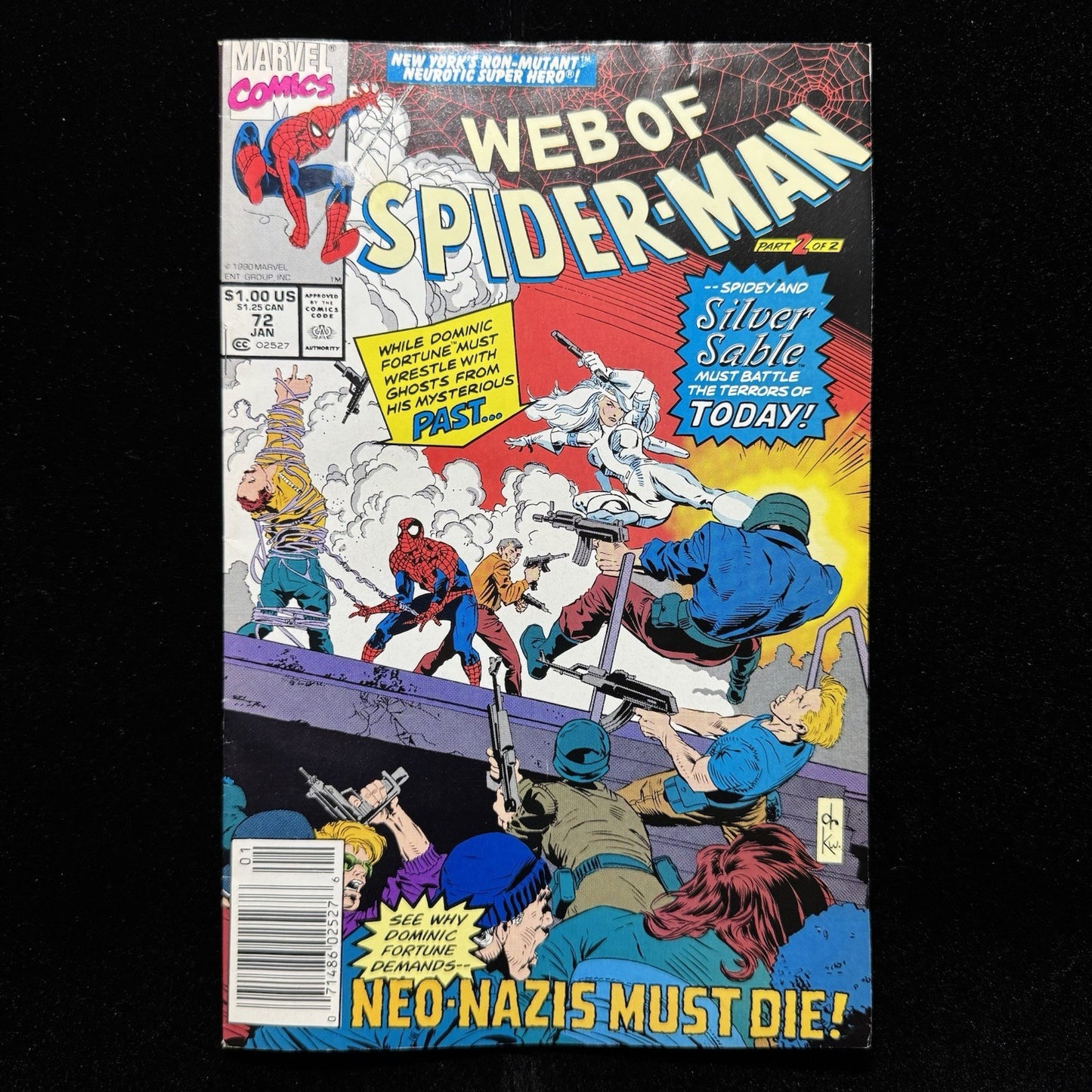Web Of Spider-Man 72 - Newsstand - Copper Age Marvel Comics 1991