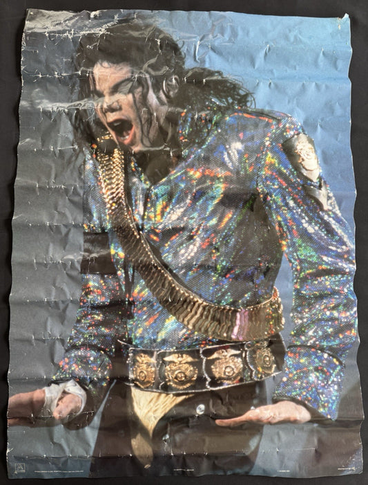 Michael Jackson Anabas Poster 1993 Dangerous Era Vintage Poster