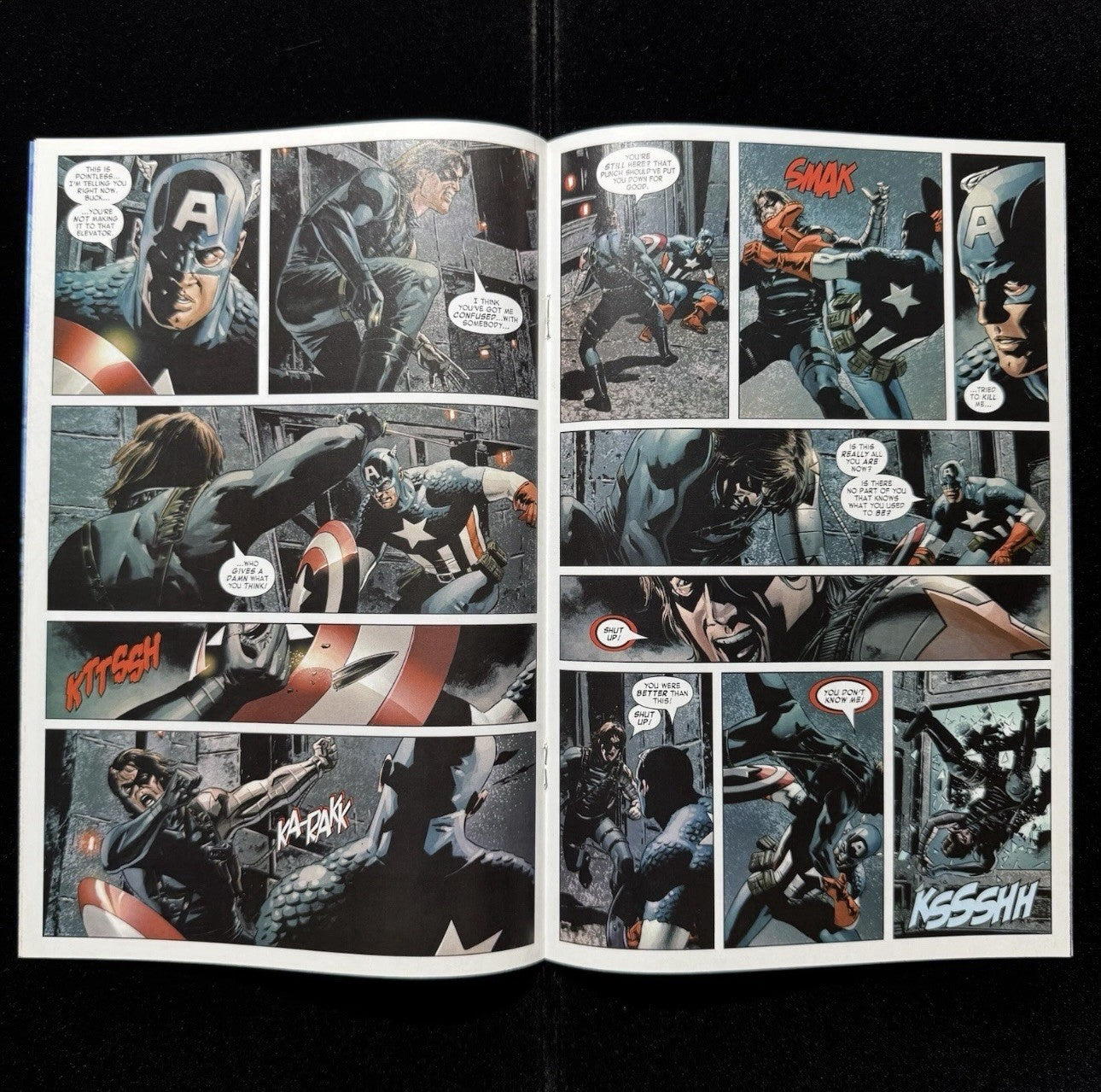 Captain America 14 - Falcon And Winter Soldier First Meeting - Modern Age 2006