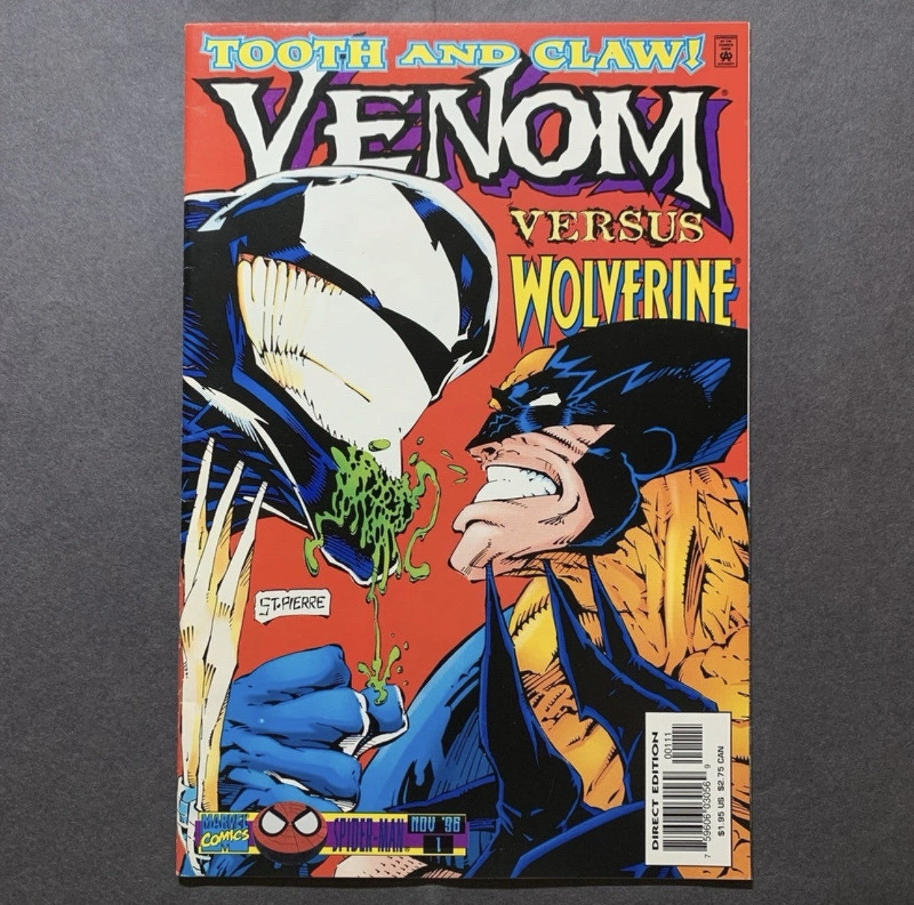 Venom Tooth And Claw 1 - Limited Series - Modern Age Marvel Comics 1996