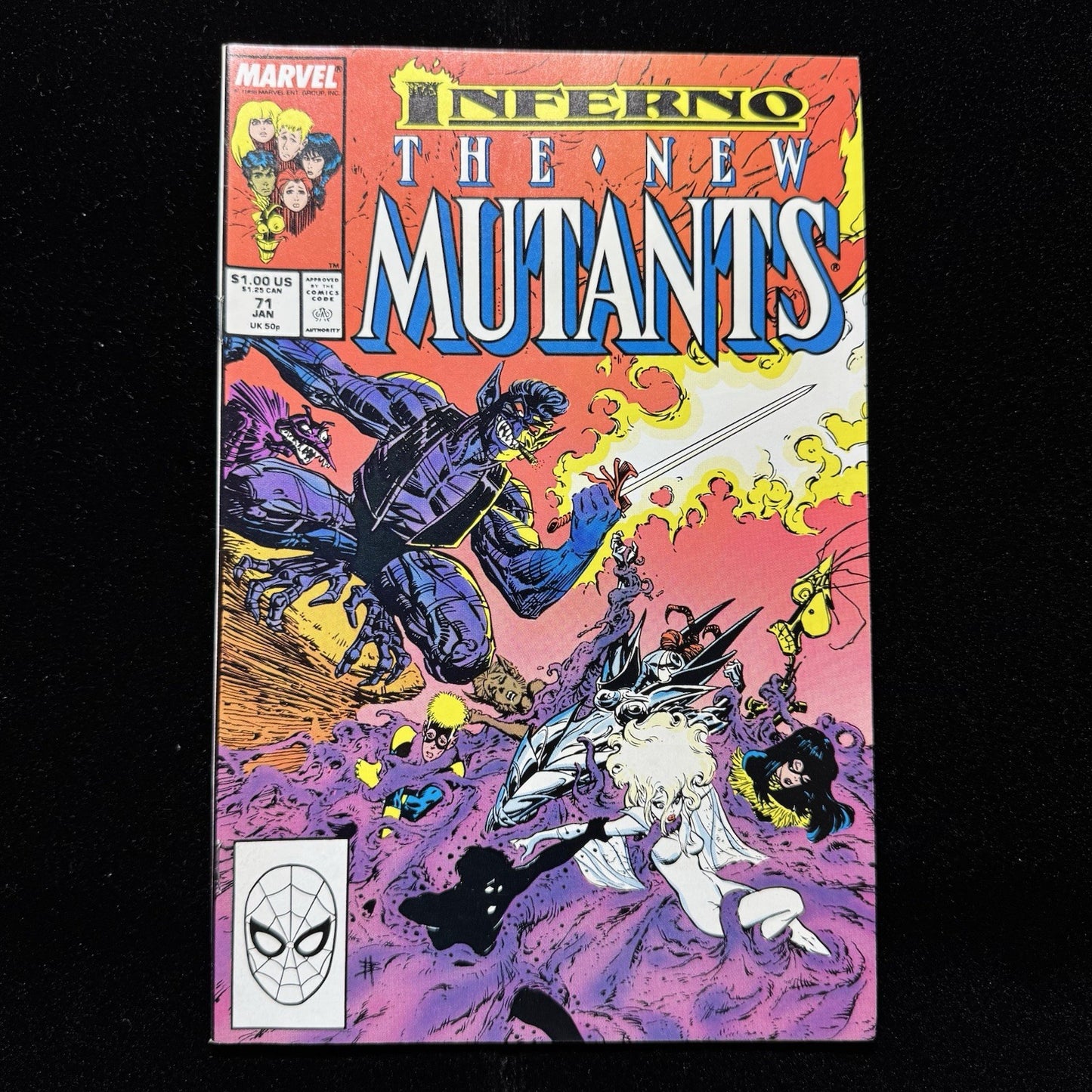 New Mutants 71 - Copper Age Marvel Comics 1989