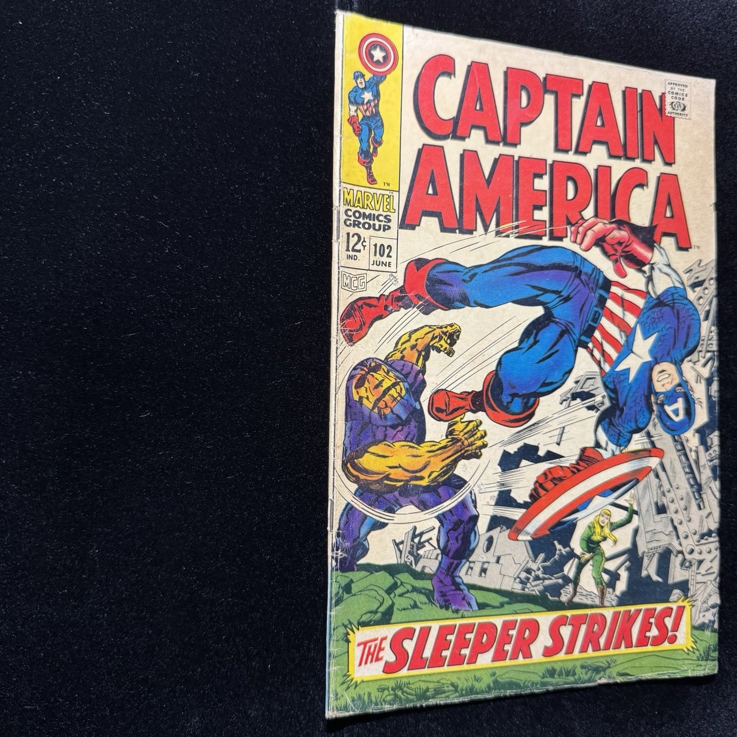 Captain America 102 - Silver Age MarvelComics 1968