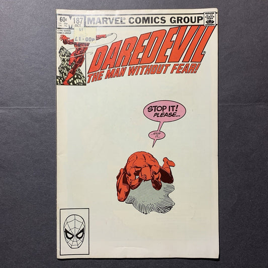 Daredevil 187/ Bronze Age Marvel Comics 1982