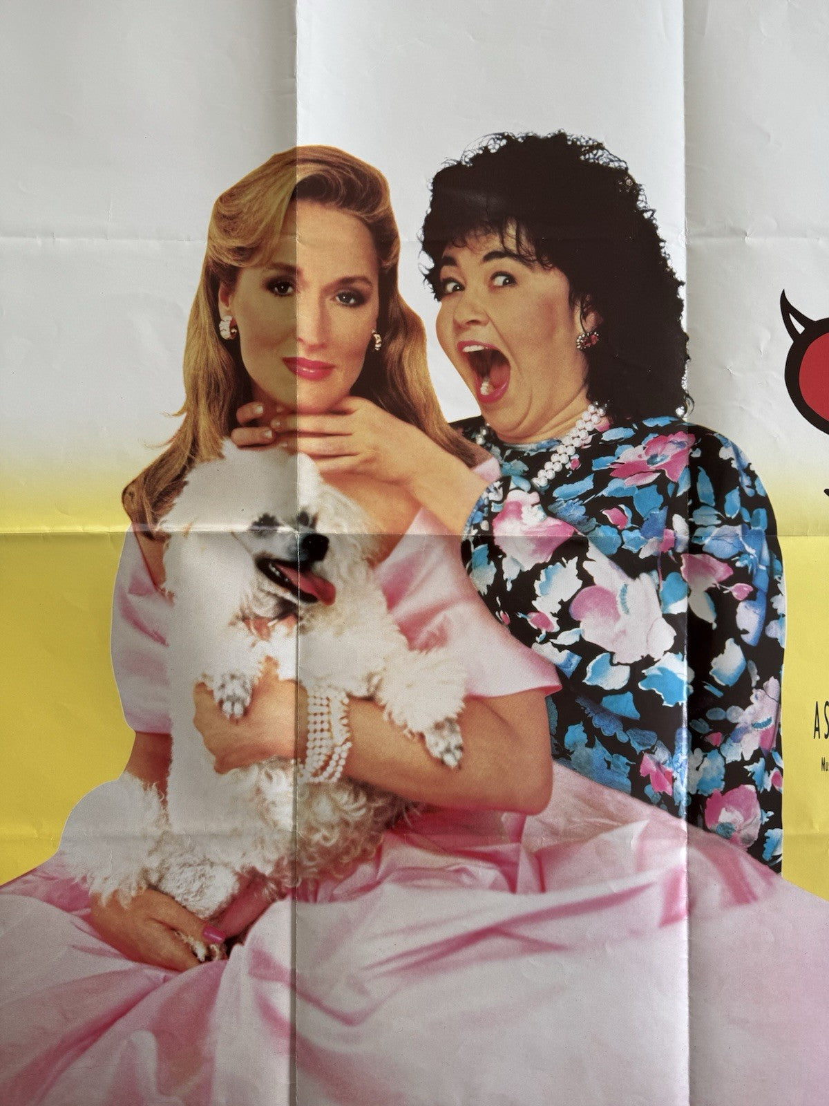 She-Devil 1989 - Original UK Quad Movie Poster - Meryl Streep - Folded