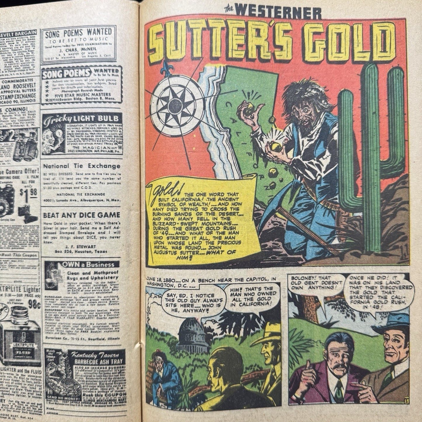 Westerner 17 - Golden Age Orbit-Wanted Comics 1948